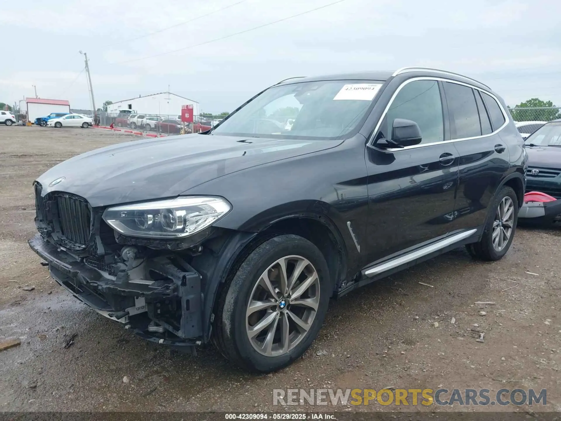 2 fotografías del automóvil dañado 5UXTR9C57KLD96770 BMW X3 2019