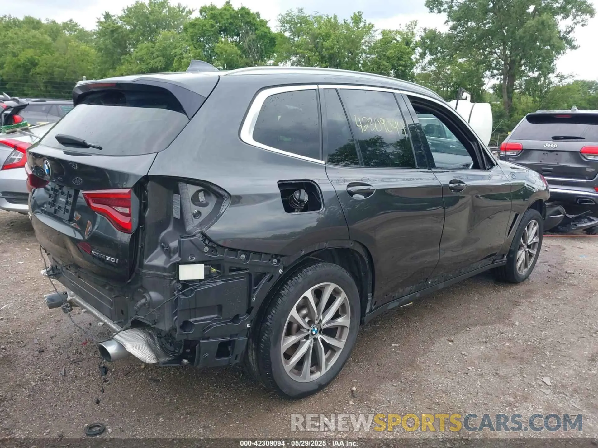 4 fotografías del automóvil dañado 5UXTR9C57KLD96770 BMW X3 2019