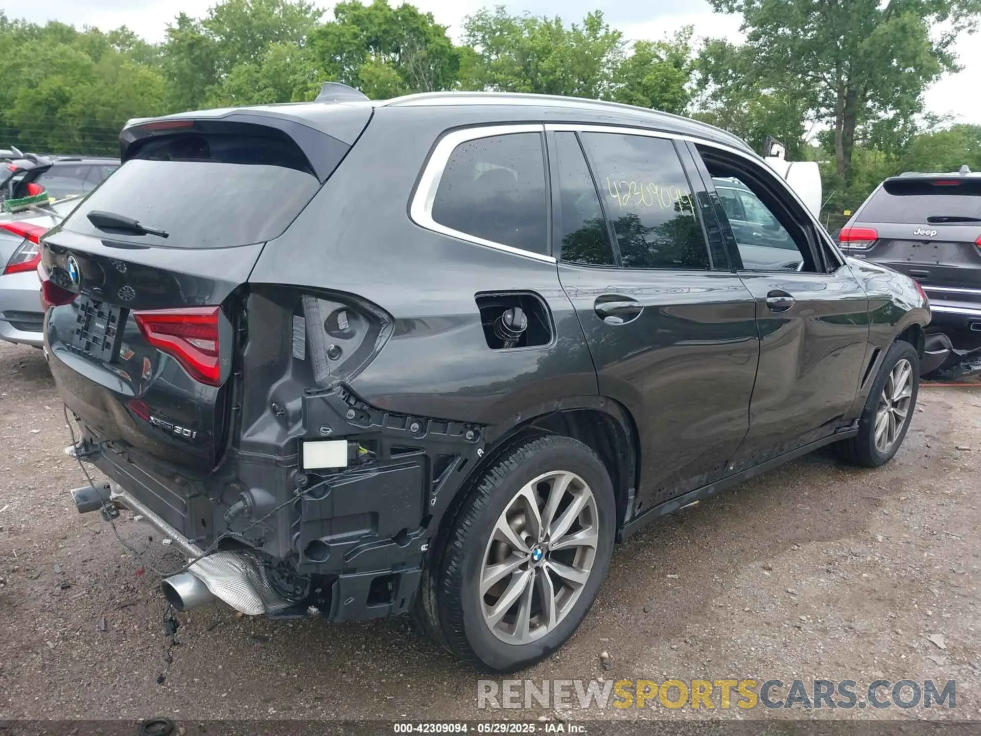 6 fotografías del automóvil dañado 5UXTR9C57KLD96770 BMW X3 2019
