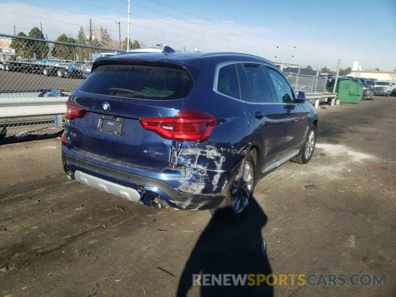 4 fotografías del automóvil dañado 5UXTR9C57KLD98115 BMW X3 2019