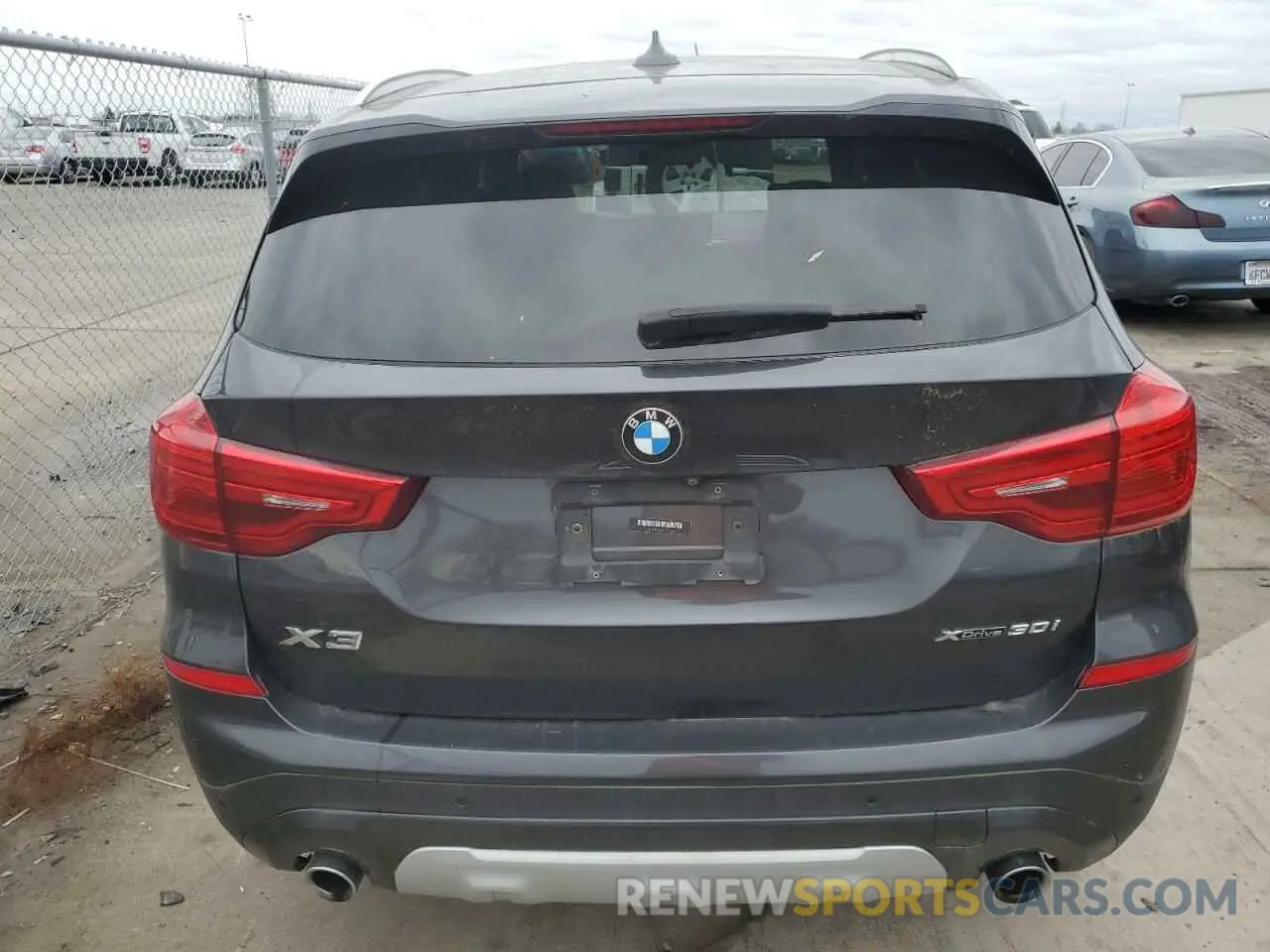 6 fotografías del automóvil dañado 5UXTR9C57KLE13213 BMW X3 2019