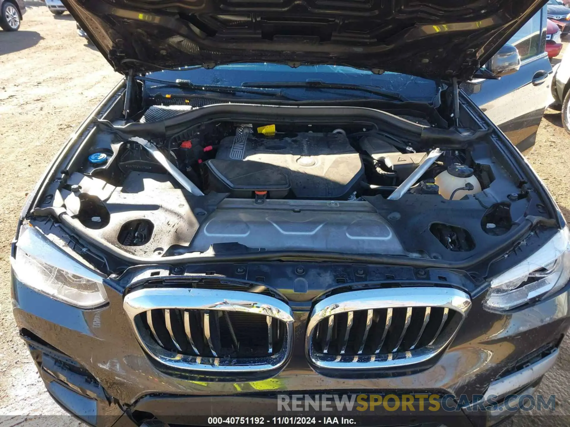 10 fotografías del automóvil dañado 5UXTR9C57KLE17830 BMW X3 2019