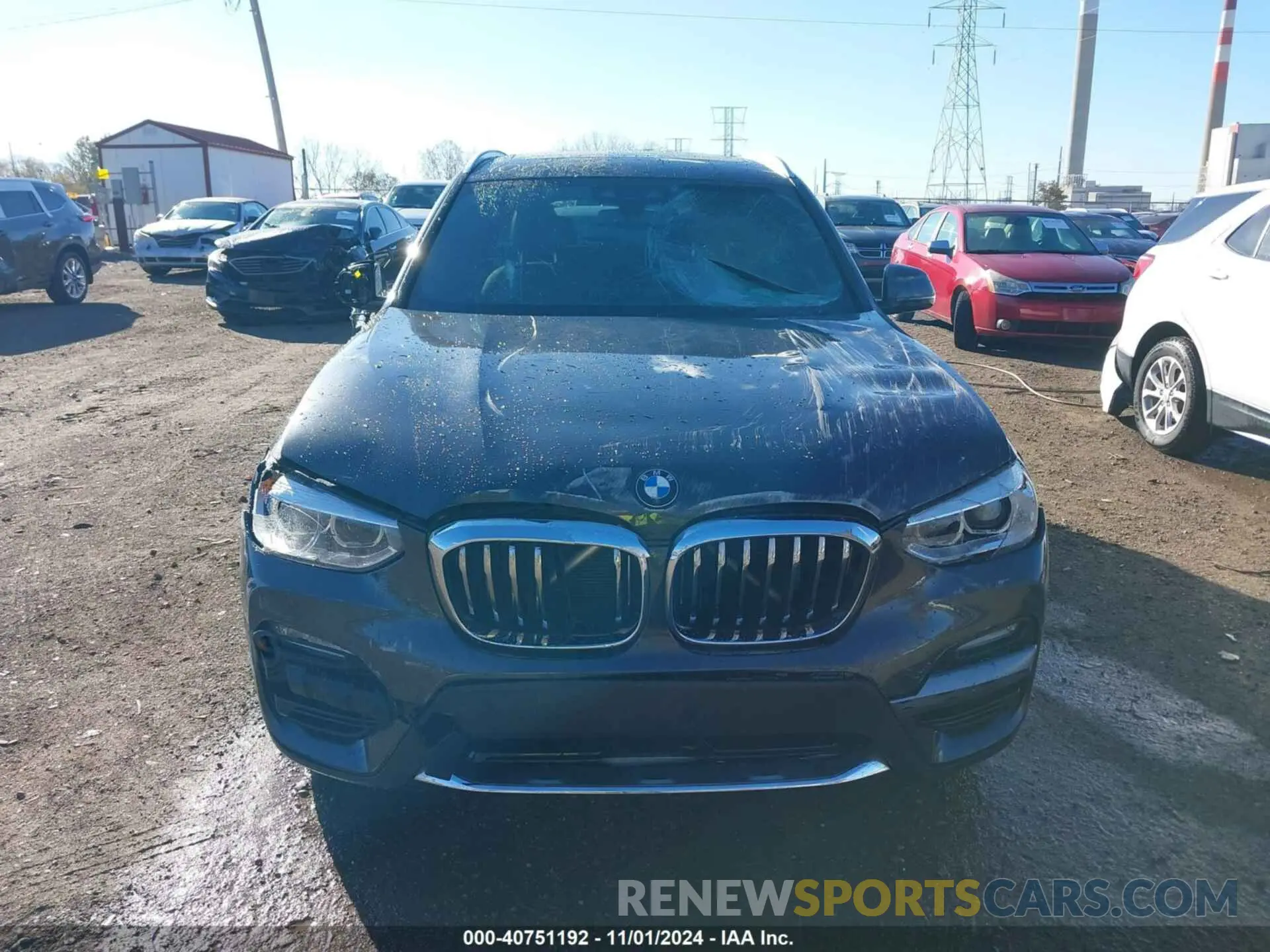 12 fotografías del automóvil dañado 5UXTR9C57KLE17830 BMW X3 2019
