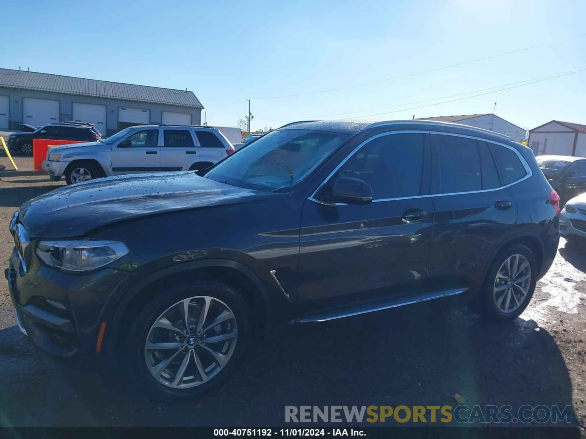 14 fotografías del automóvil dañado 5UXTR9C57KLE17830 BMW X3 2019