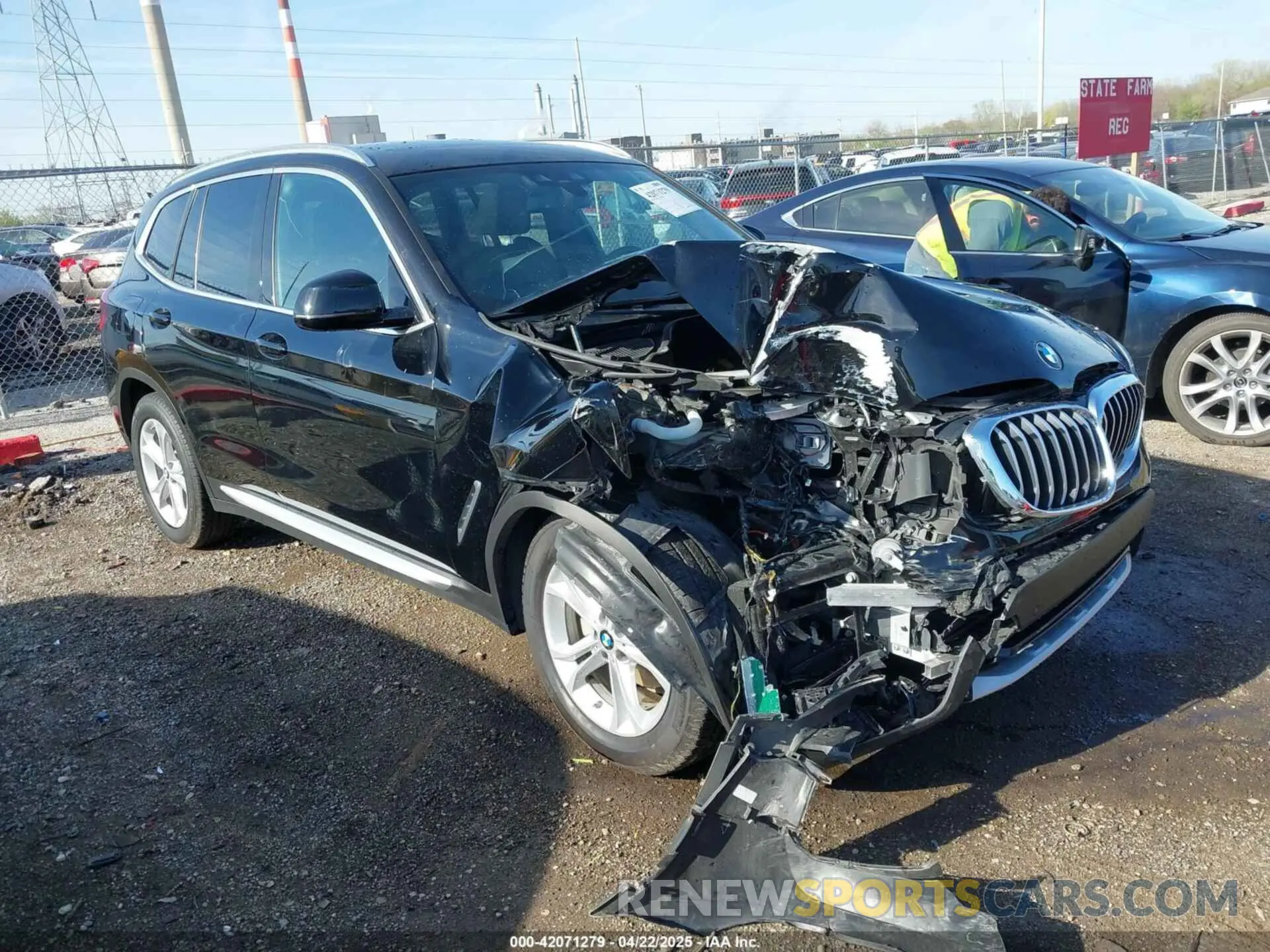 1 fotografías del automóvil dañado 5UXTR9C58KLD92243 BMW X3 2019