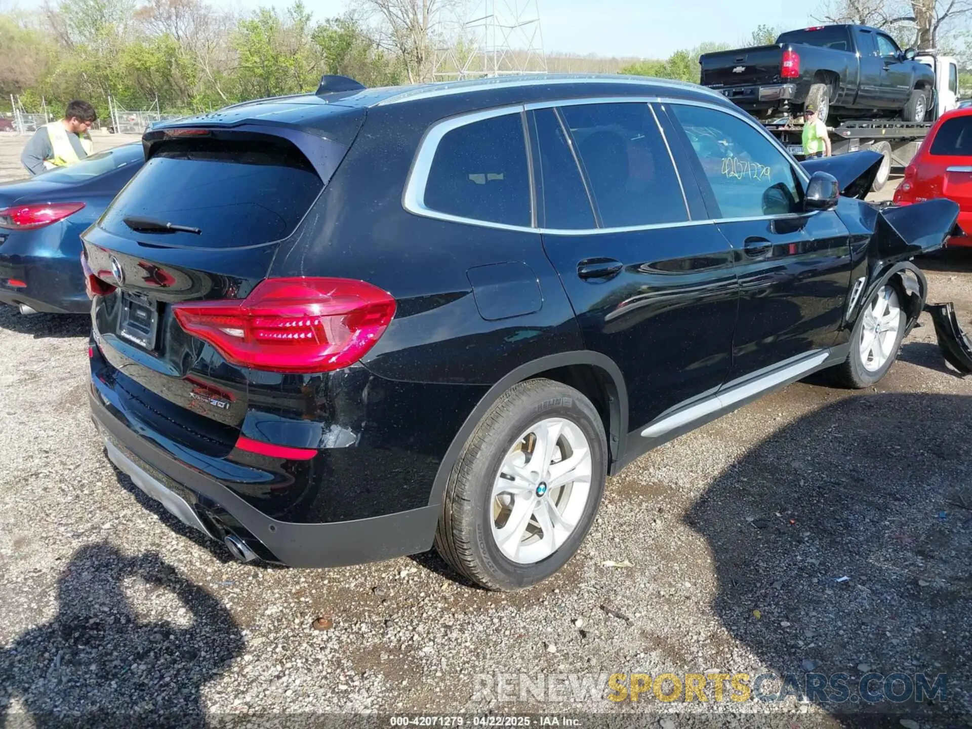 4 fotografías del automóvil dañado 5UXTR9C58KLD92243 BMW X3 2019