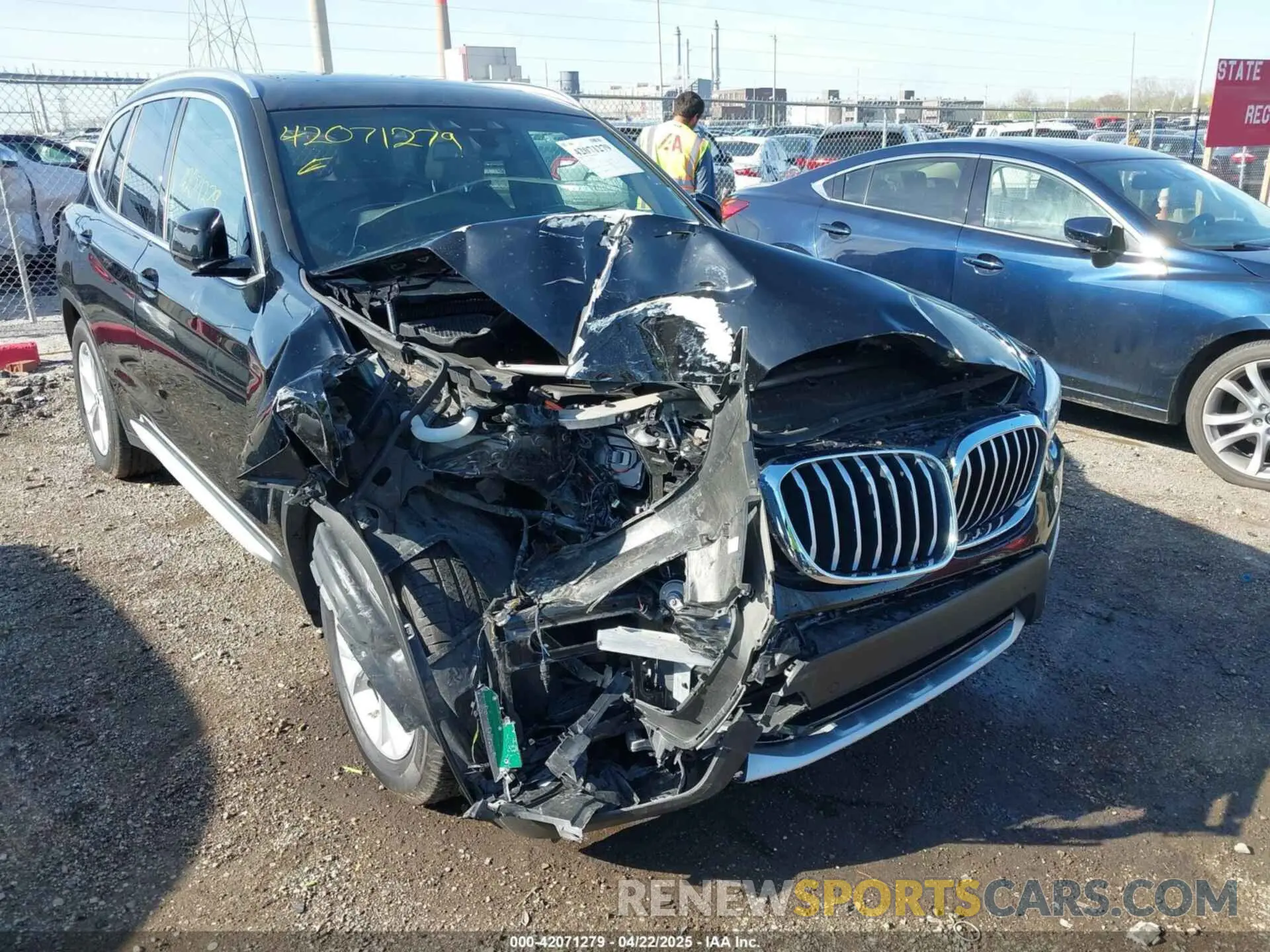 6 fotografías del automóvil dañado 5UXTR9C58KLD92243 BMW X3 2019