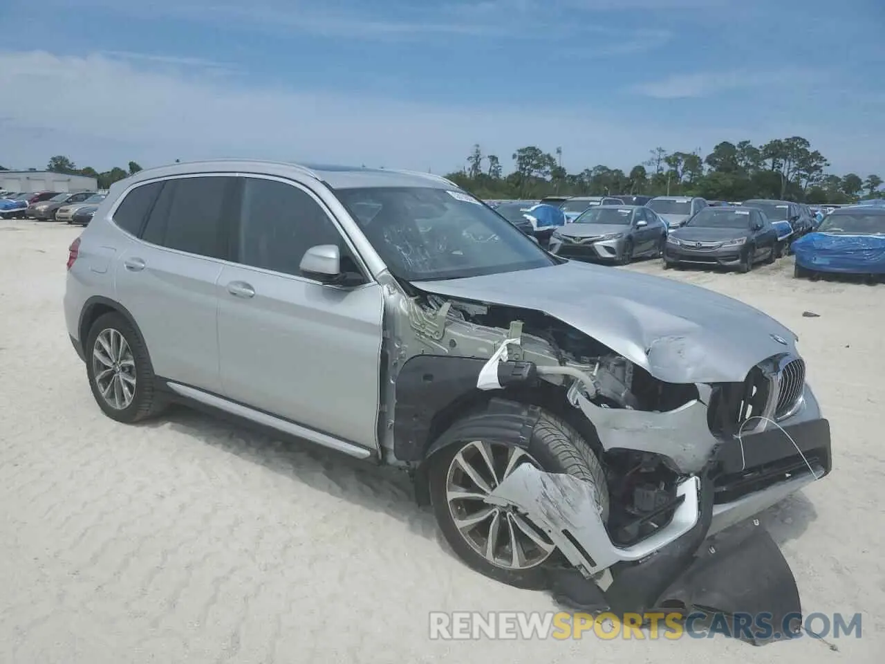 4 fotografías del automóvil dañado 5UXTR9C58KLD93442 BMW X3 2019