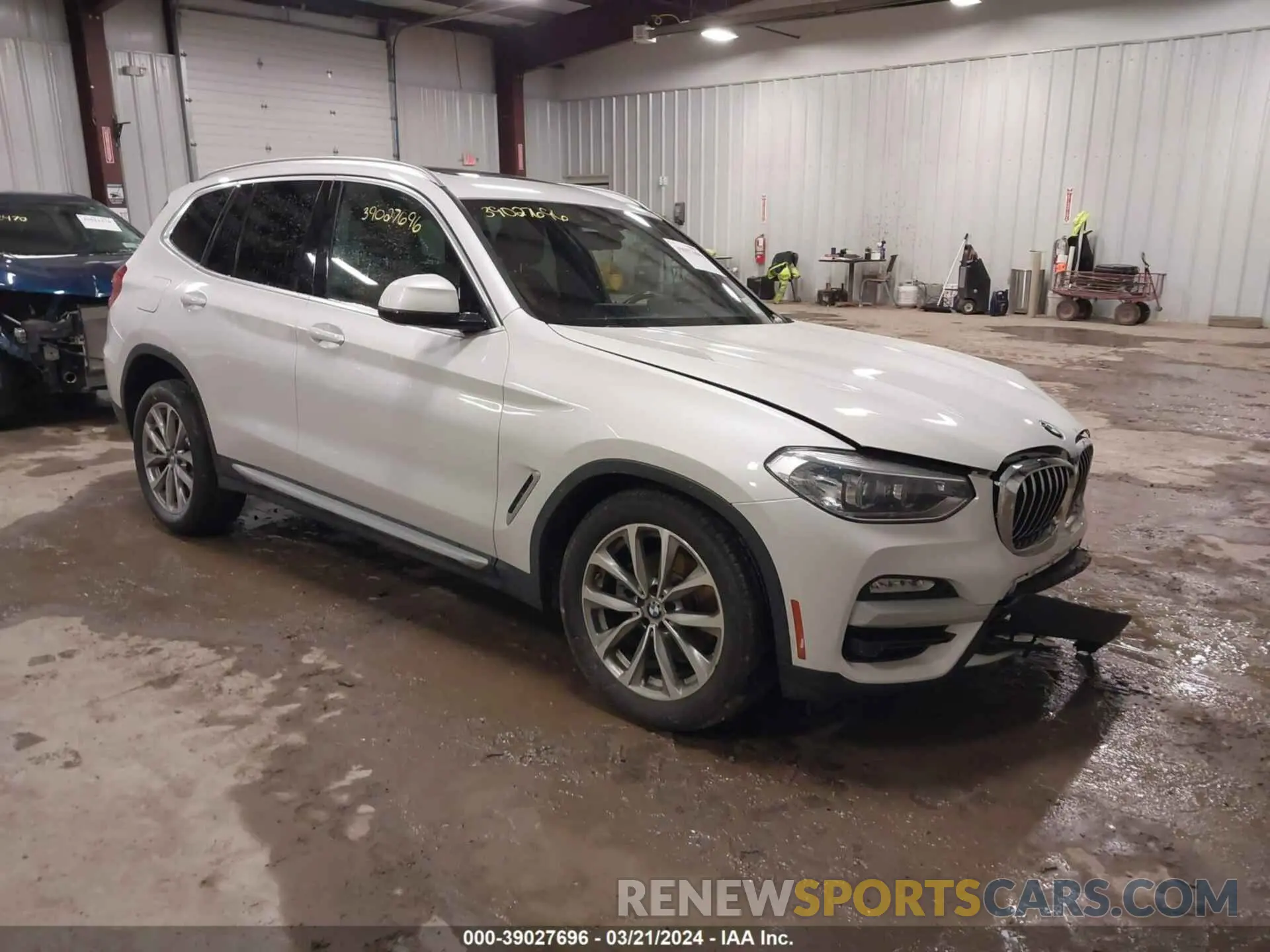 1 fotografías del automóvil dañado 5UXTR9C58KLD95949 BMW X3 2019