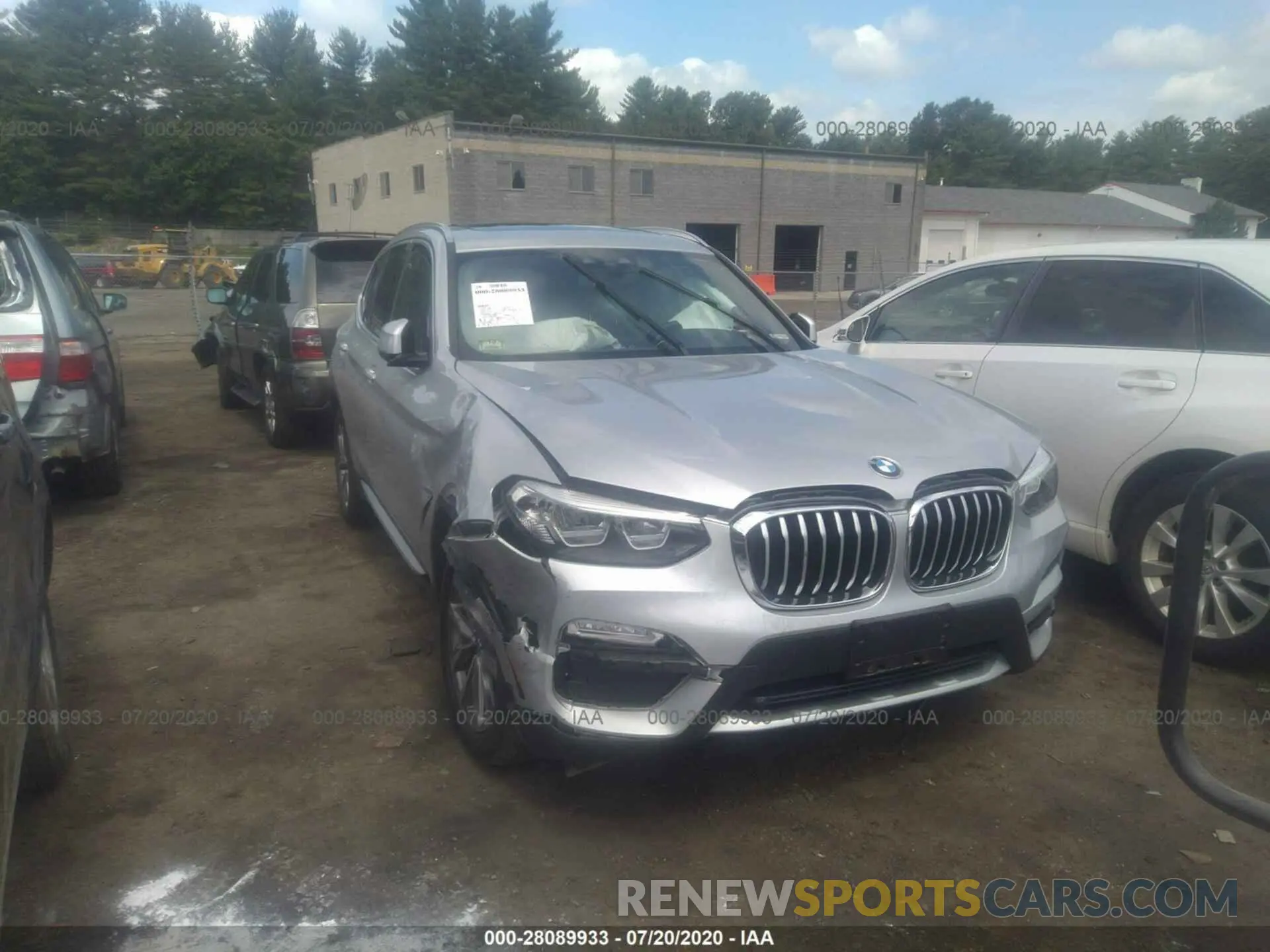 1 fotografías del automóvil dañado 5UXTR9C58KLD96681 BMW X3 2019
