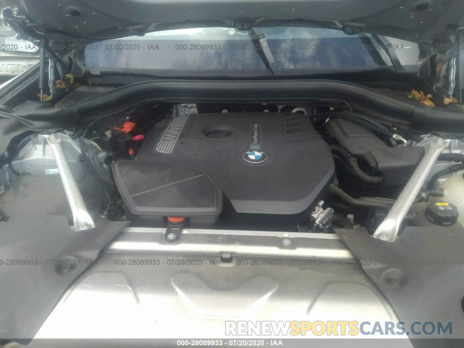 10 fotografías del automóvil dañado 5UXTR9C58KLD96681 BMW X3 2019