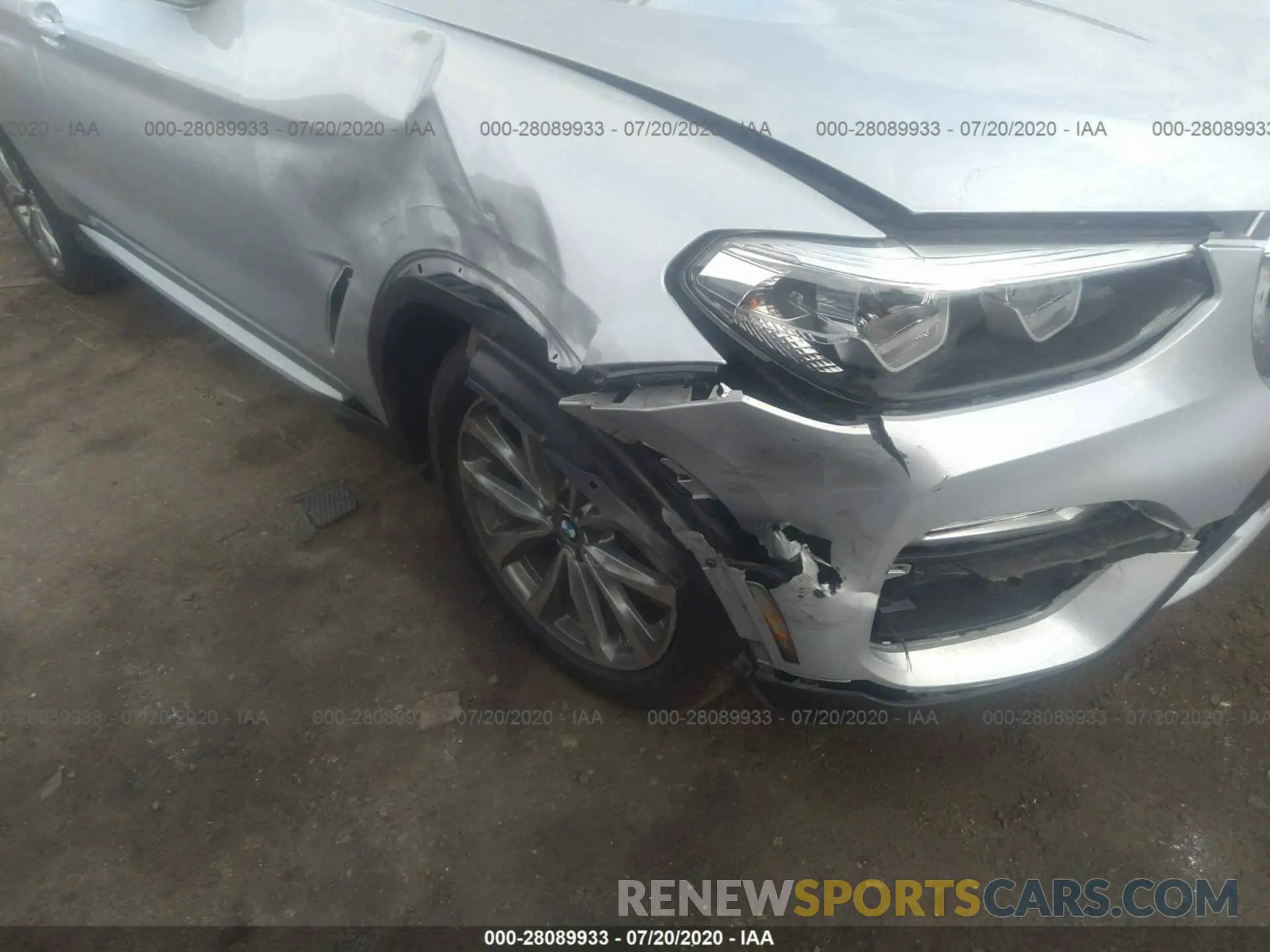6 fotografías del automóvil dañado 5UXTR9C58KLD96681 BMW X3 2019