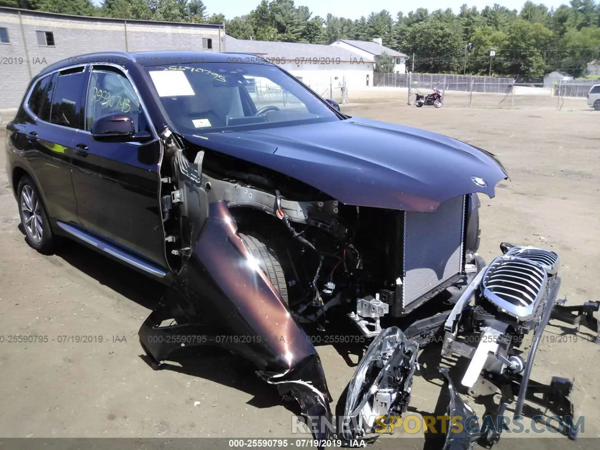 1 fotografías del automóvil dañado 5UXTR9C58KLE11048 BMW X3 2019