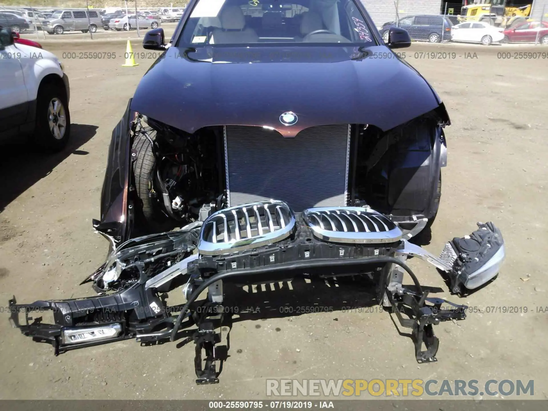 6 fotografías del automóvil dañado 5UXTR9C58KLE11048 BMW X3 2019