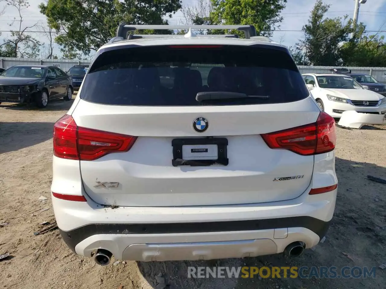 6 fotografías del automóvil dañado 5UXTR9C58KLE19988 BMW X3 2019