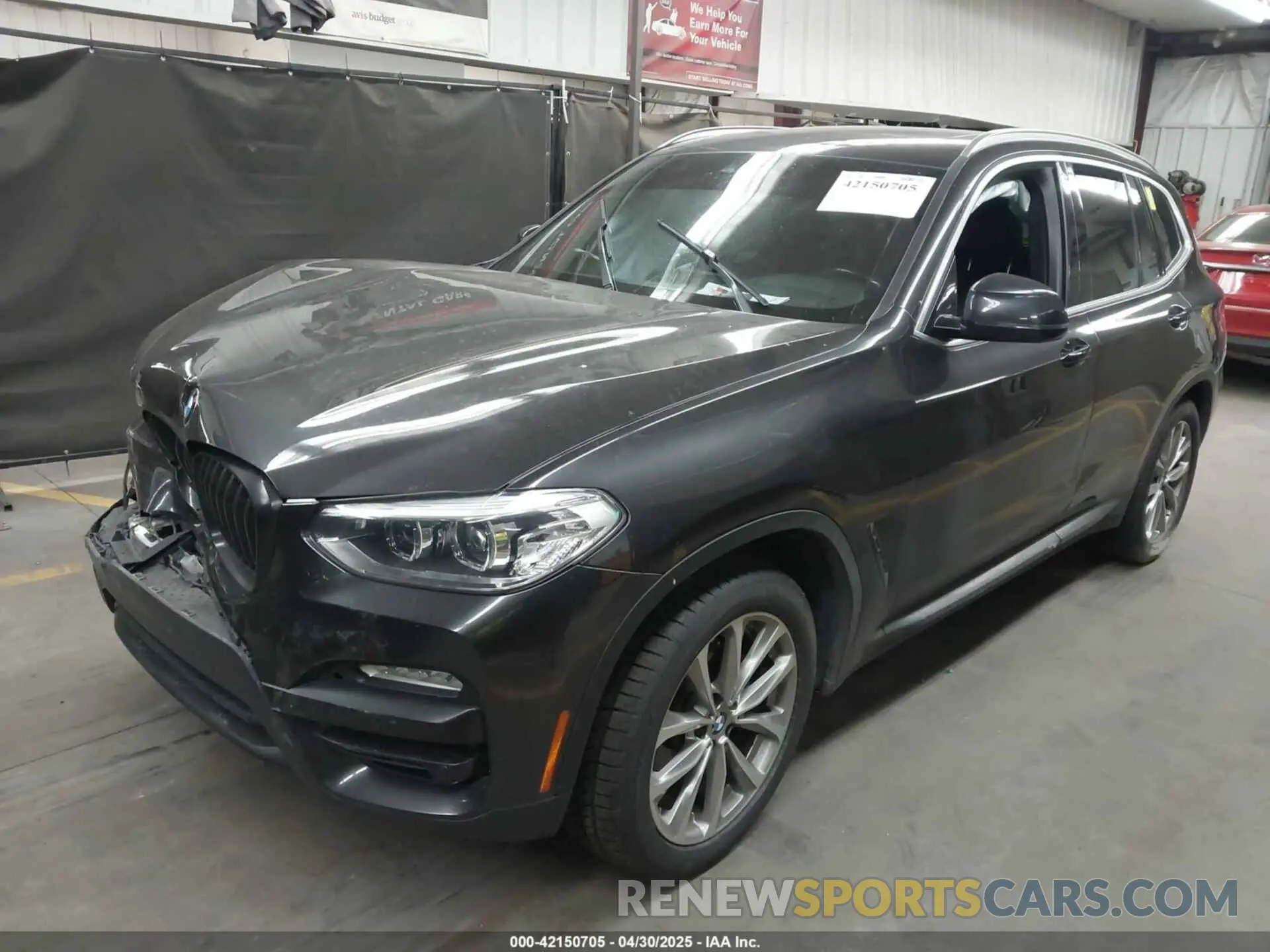 2 fotografías del automóvil dañado 5UXTR9C58KLP91960 BMW X3 2019