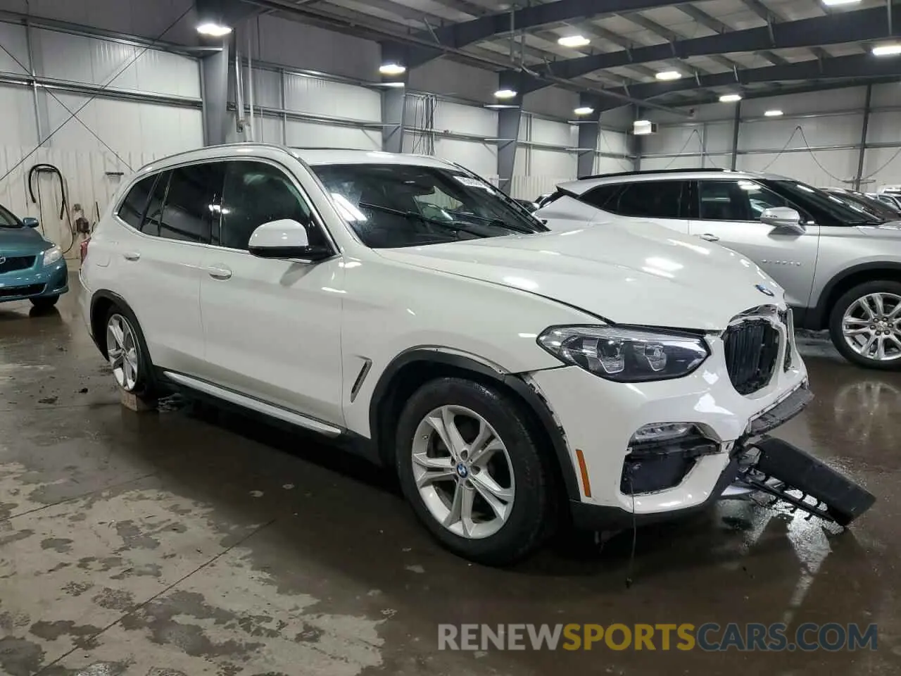 4 fotografías del automóvil dañado 5UXTR9C59KLD90260 BMW X3 2019