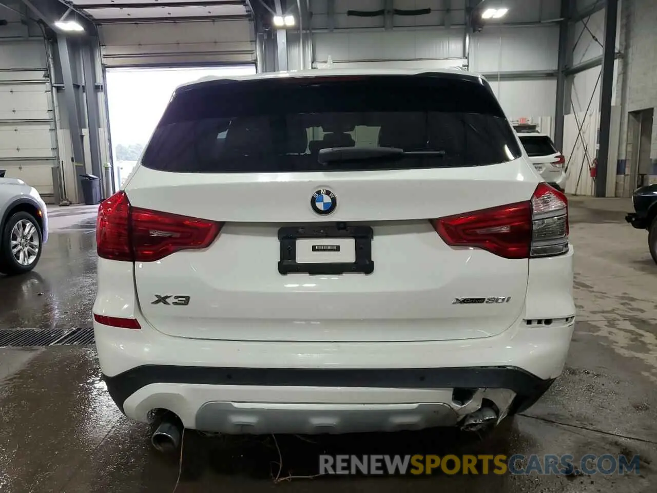 6 fotografías del automóvil dañado 5UXTR9C59KLD90260 BMW X3 2019