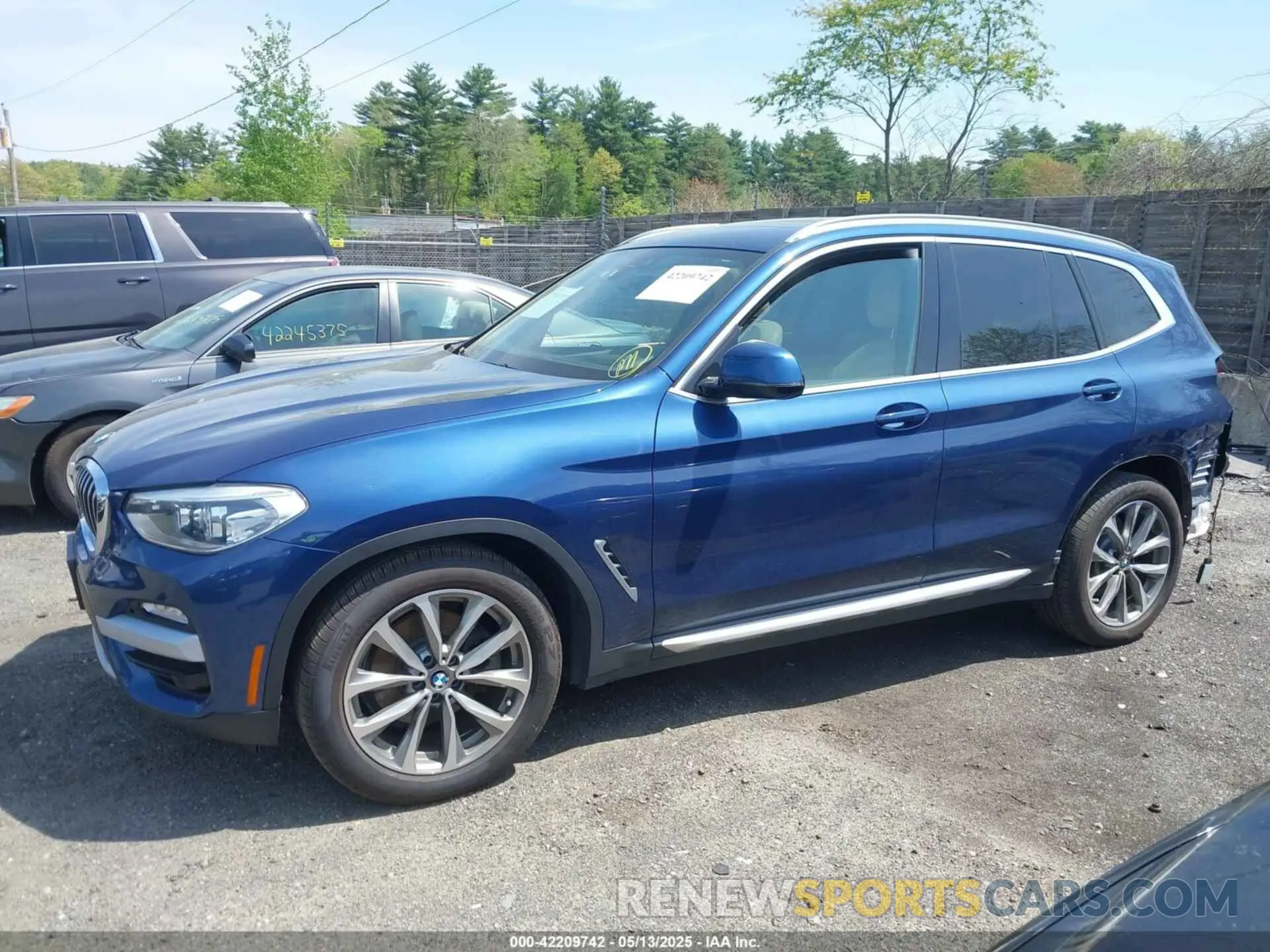 15 fotografías del automóvil dañado 5UXTR9C59KLD93739 BMW X3 2019