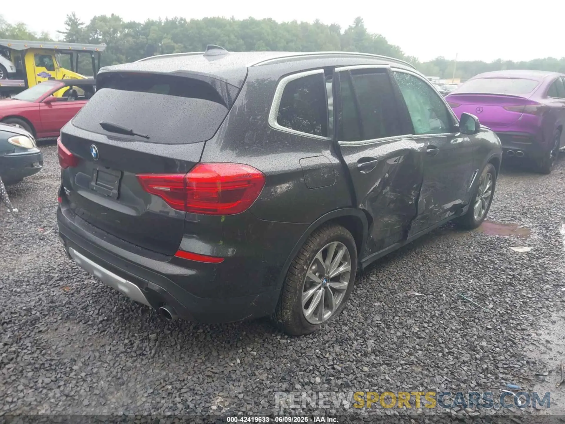 4 fotografías del automóvil dañado 5UXTR9C59KLE13195 BMW X3 2019