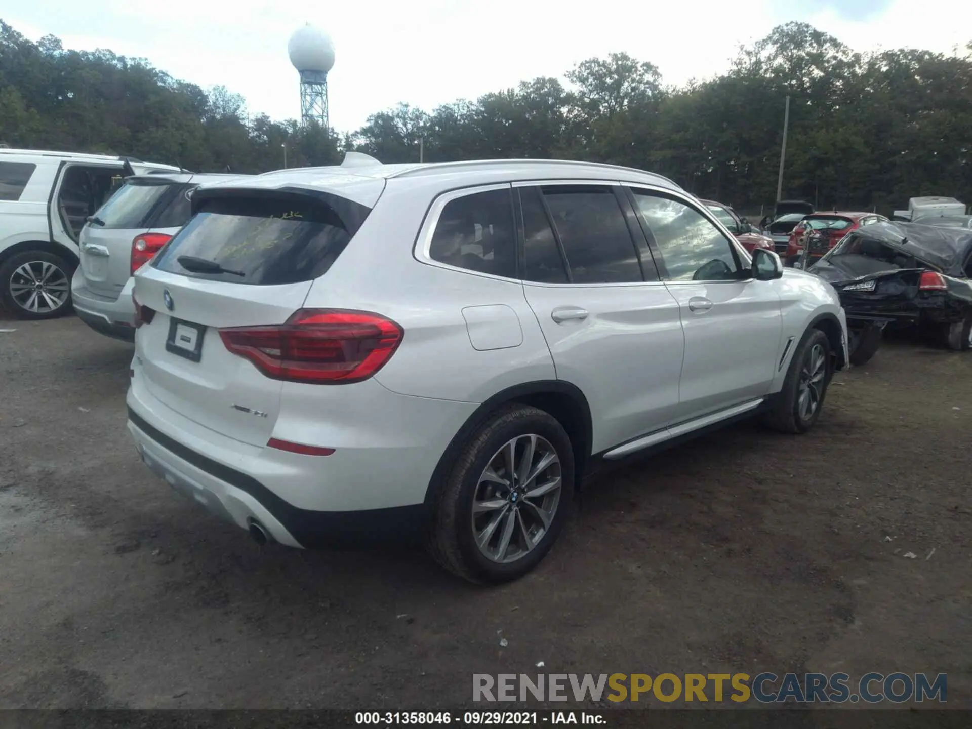 4 fotografías del automóvil dañado 5UXTR9C59KLE17845 BMW X3 2019