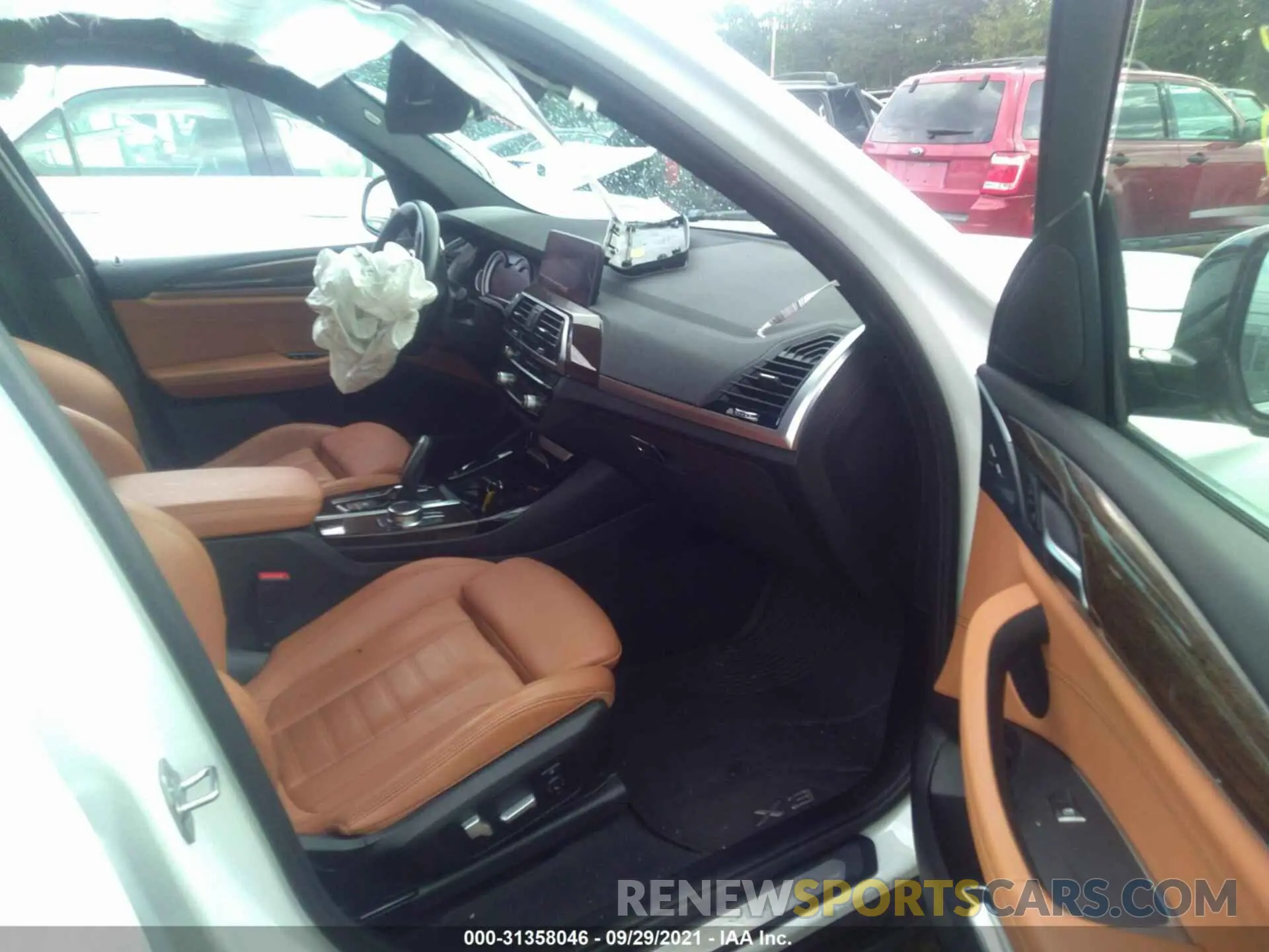 5 fotografías del automóvil dañado 5UXTR9C59KLE17845 BMW X3 2019