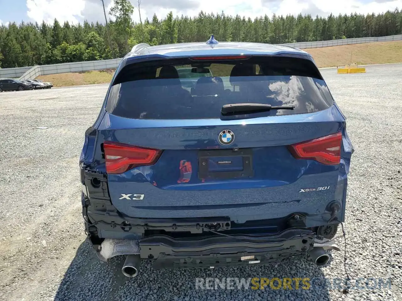 6 fotografías del automóvil dañado 5UXTR9C59KLR04797 BMW X3 2019