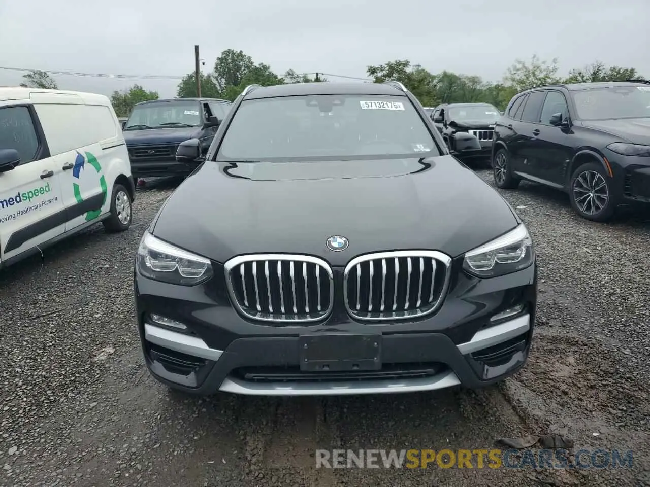 5 fotografías del automóvil dañado 5UXTR9C5XKLD91451 BMW X3 2019