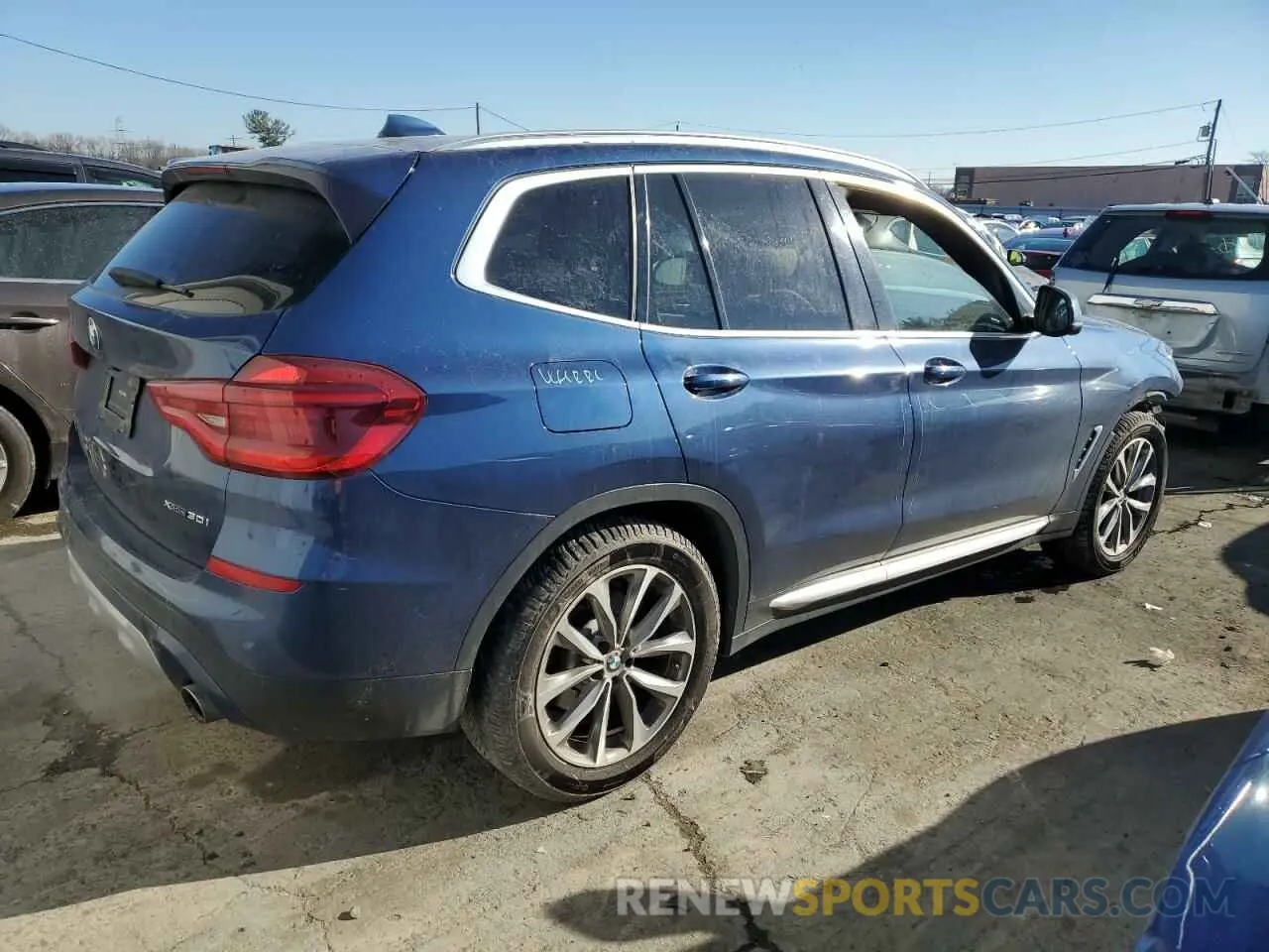 3 fotografías del automóvil dañado 5UXTR9C5XKLD95323 BMW X3 2019