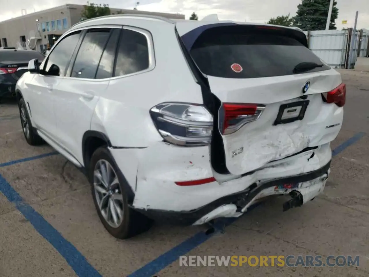 3 fotografías del automóvil dañado 5UXTR9C5XKLD97945 BMW X3 2019
