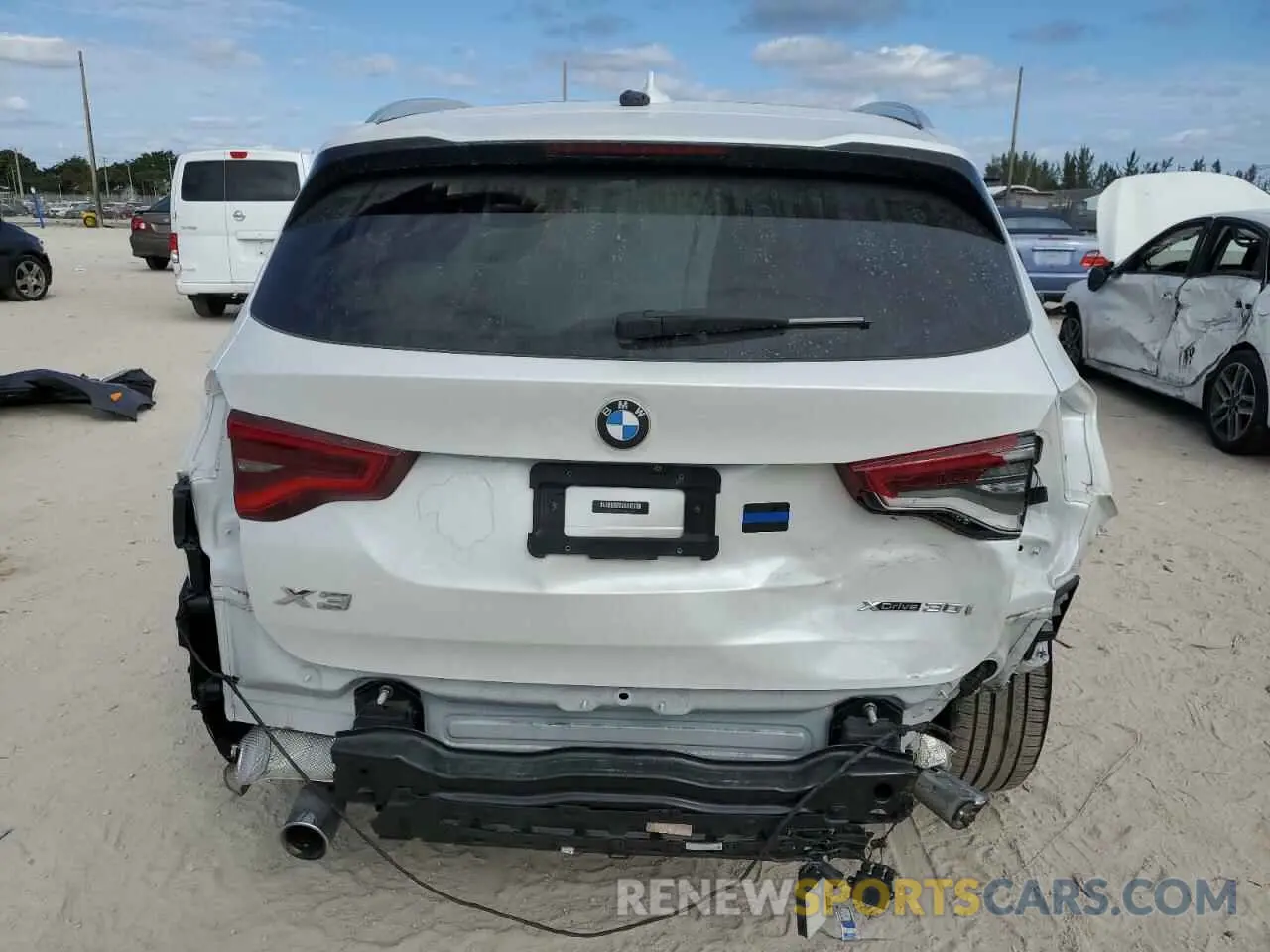 6 fotografías del automóvil dañado 5UXTR9C5XKLE13013 BMW X3 2019