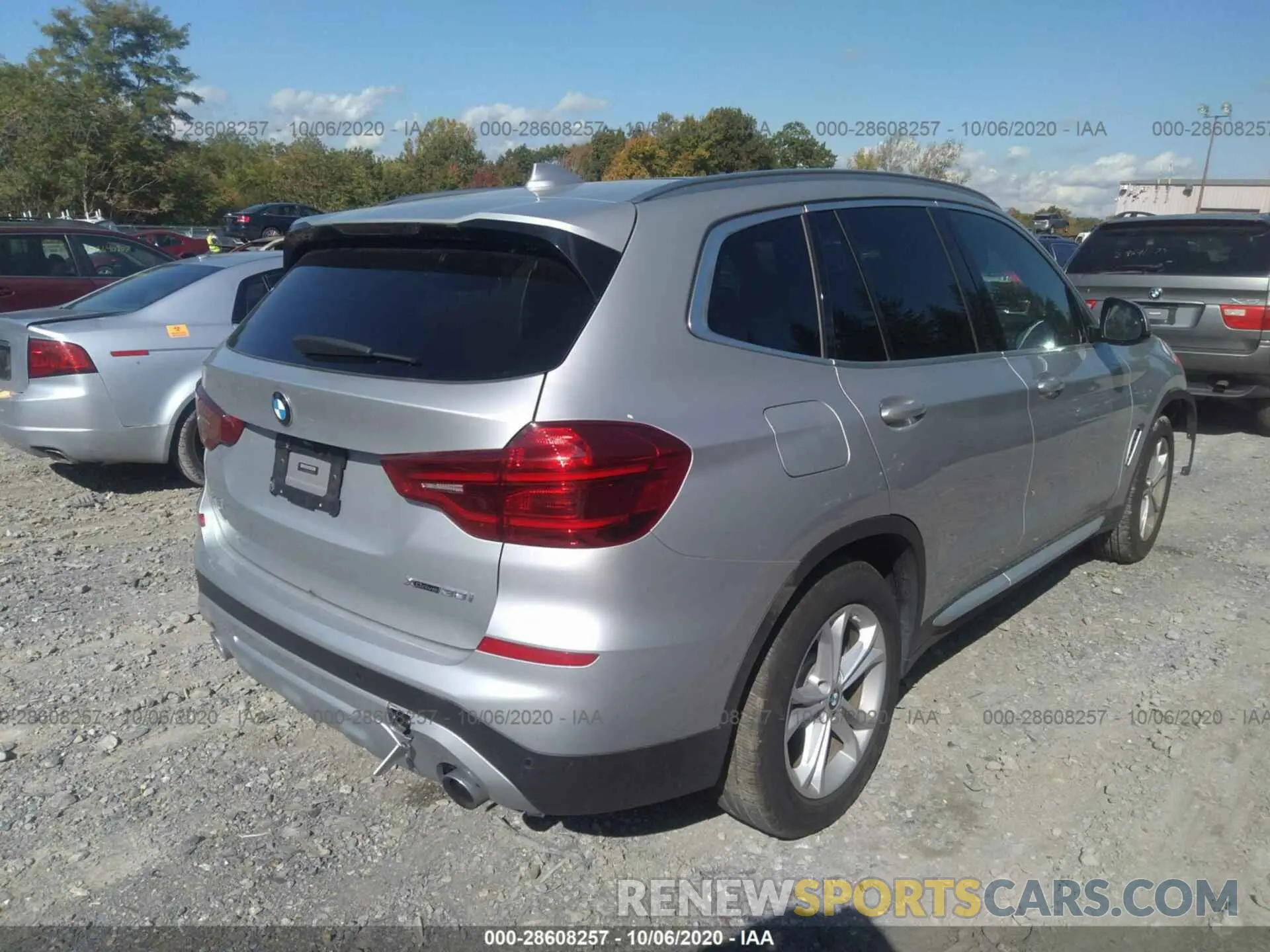 4 fotografías del automóvil dañado 5UXTR9C5XKLP77025 BMW X3 2019