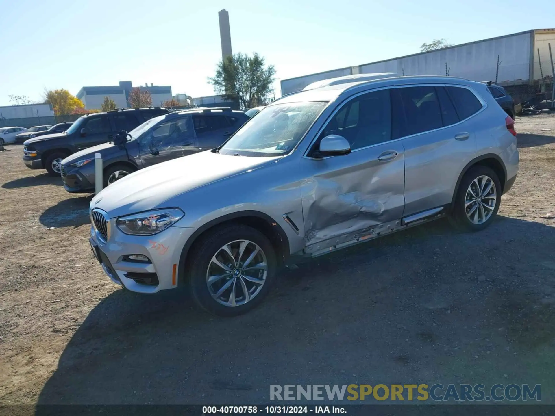 2 fotografías del automóvil dañado 5UXTR9C5XKLP77428 BMW X3 2019