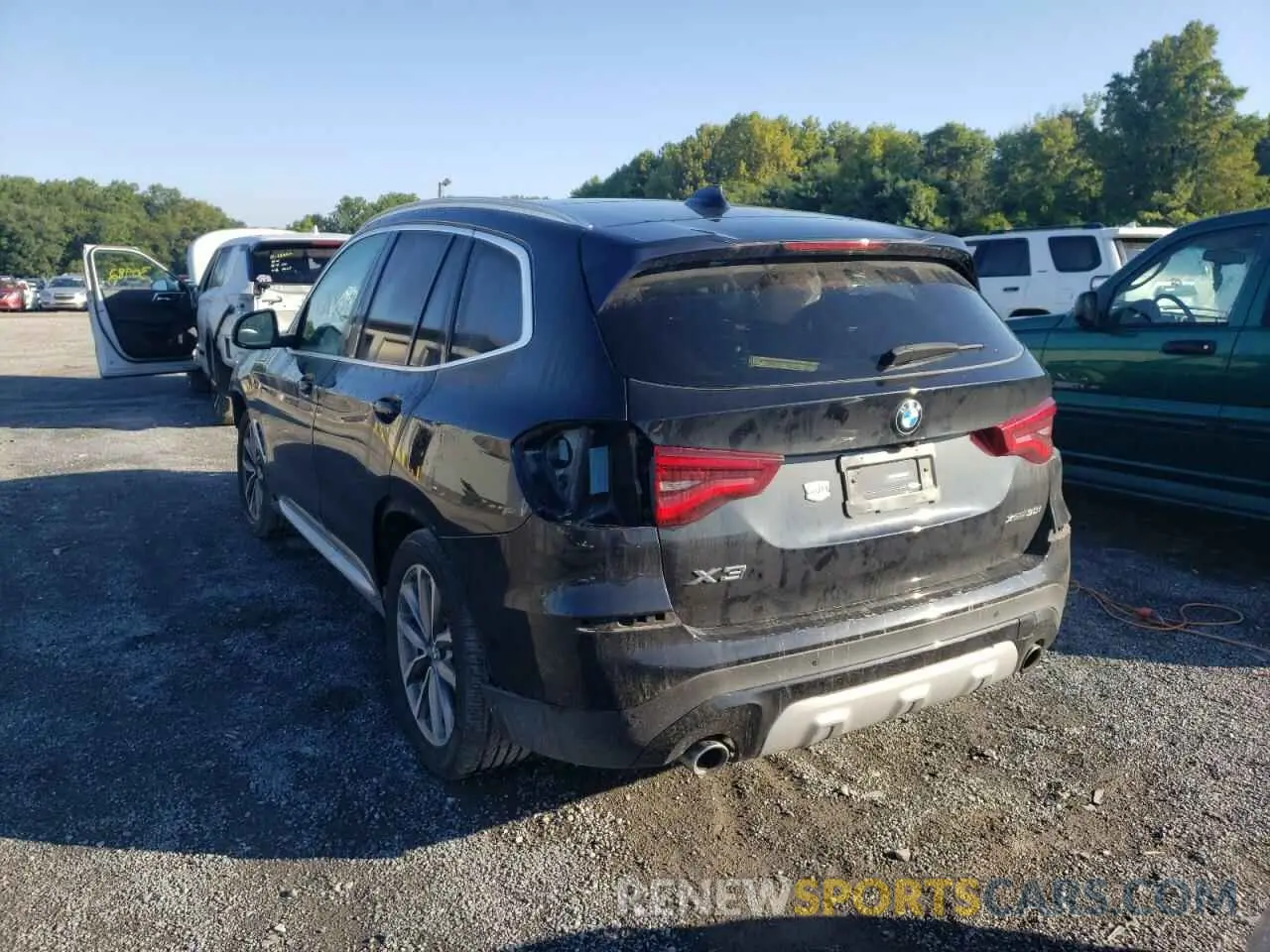 3 fotografías del automóvil dañado 5UXTR9C5XKLP88039 BMW X3 2019