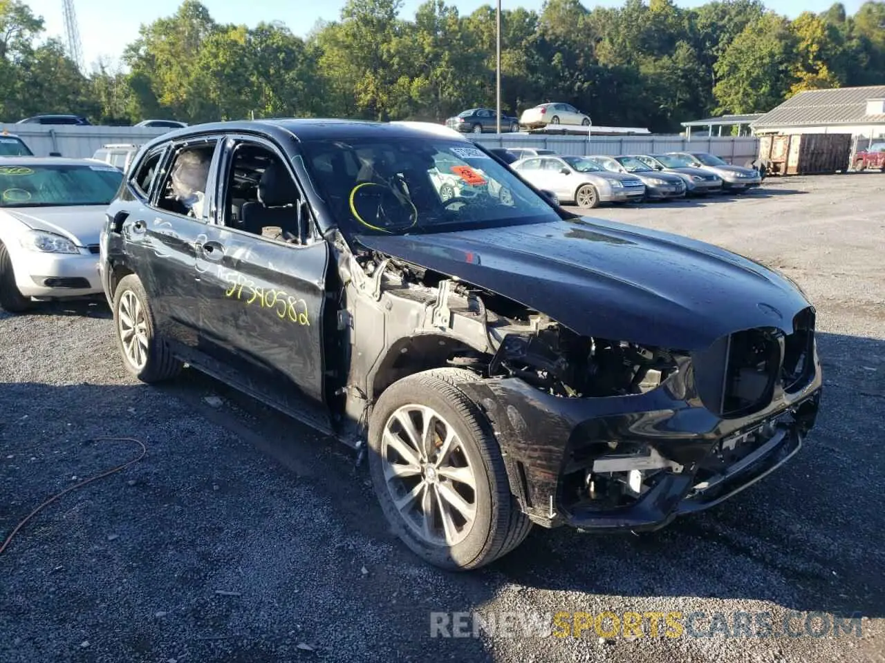 9 fotografías del automóvil dañado 5UXTR9C5XKLP88039 BMW X3 2019