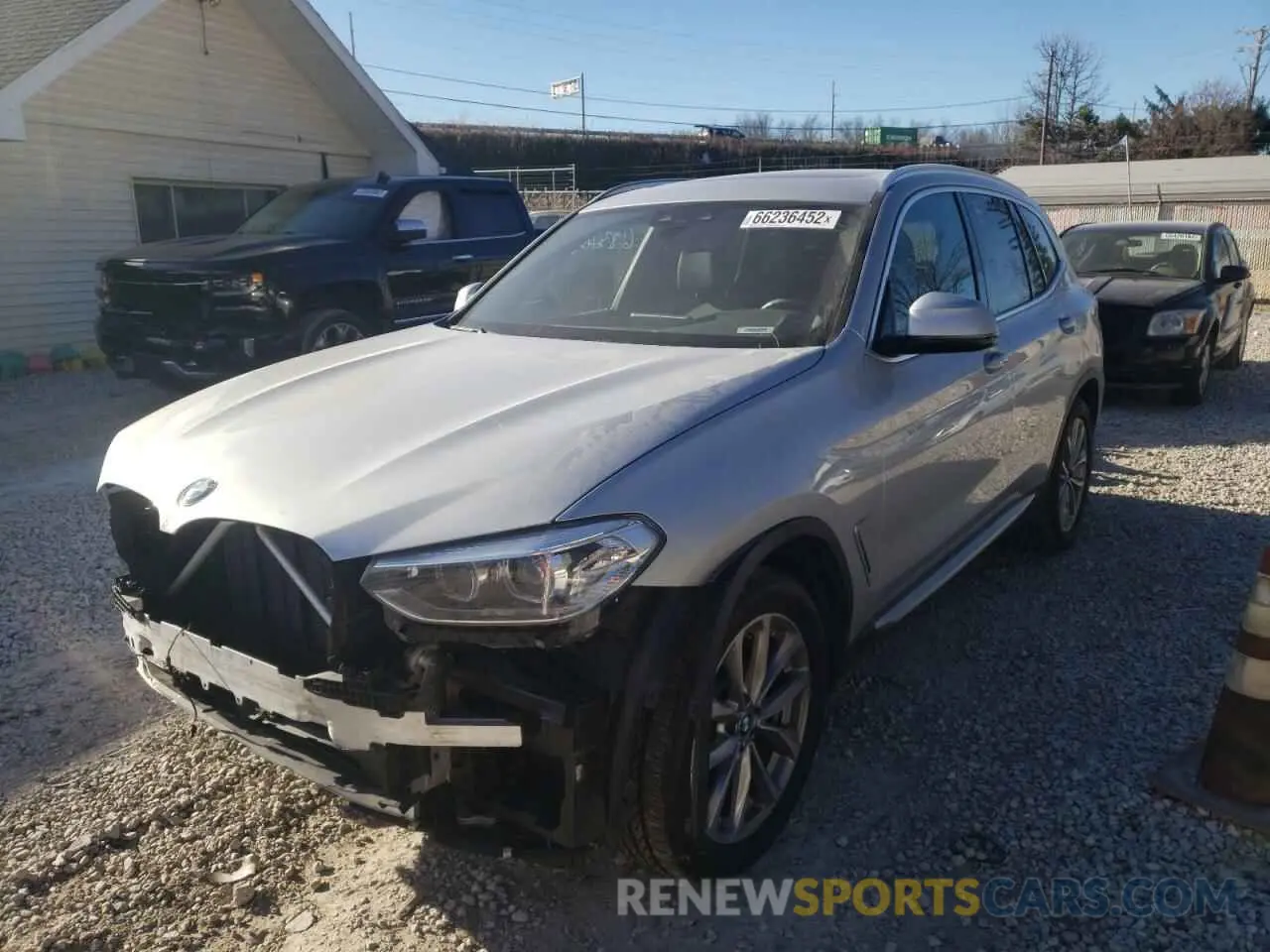 2 fotografías del automóvil dañado 5UXTR9C5XKLP93080 BMW X3 2019