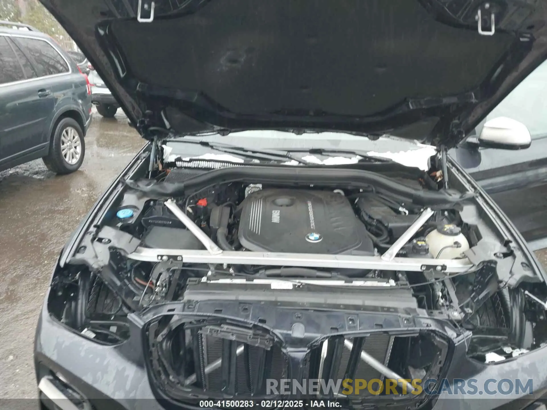 10 fotografías del automóvil dañado 5UXTS3C50K0Z03136 BMW X3 2019