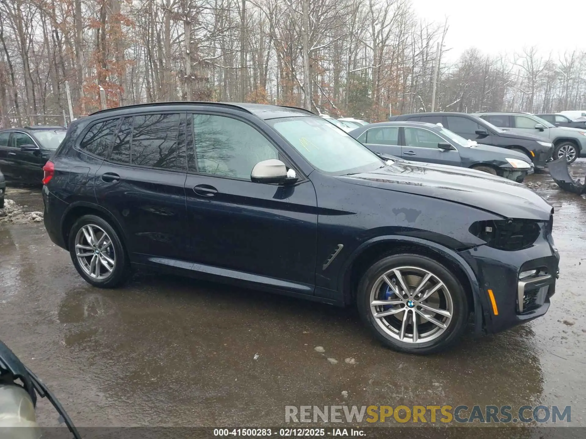 14 fotografías del automóvil dañado 5UXTS3C50K0Z03136 BMW X3 2019