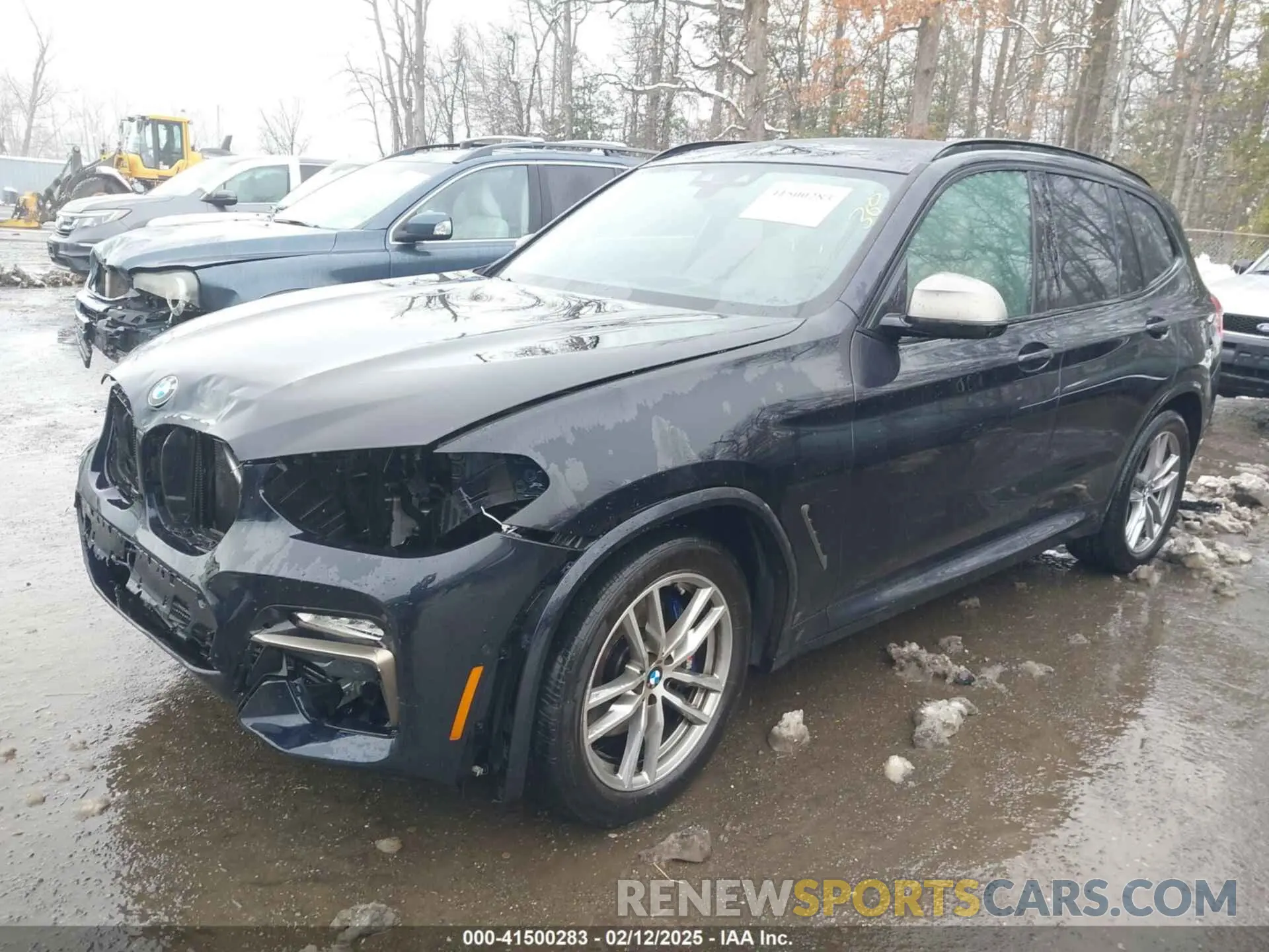 2 fotografías del automóvil dañado 5UXTS3C50K0Z03136 BMW X3 2019