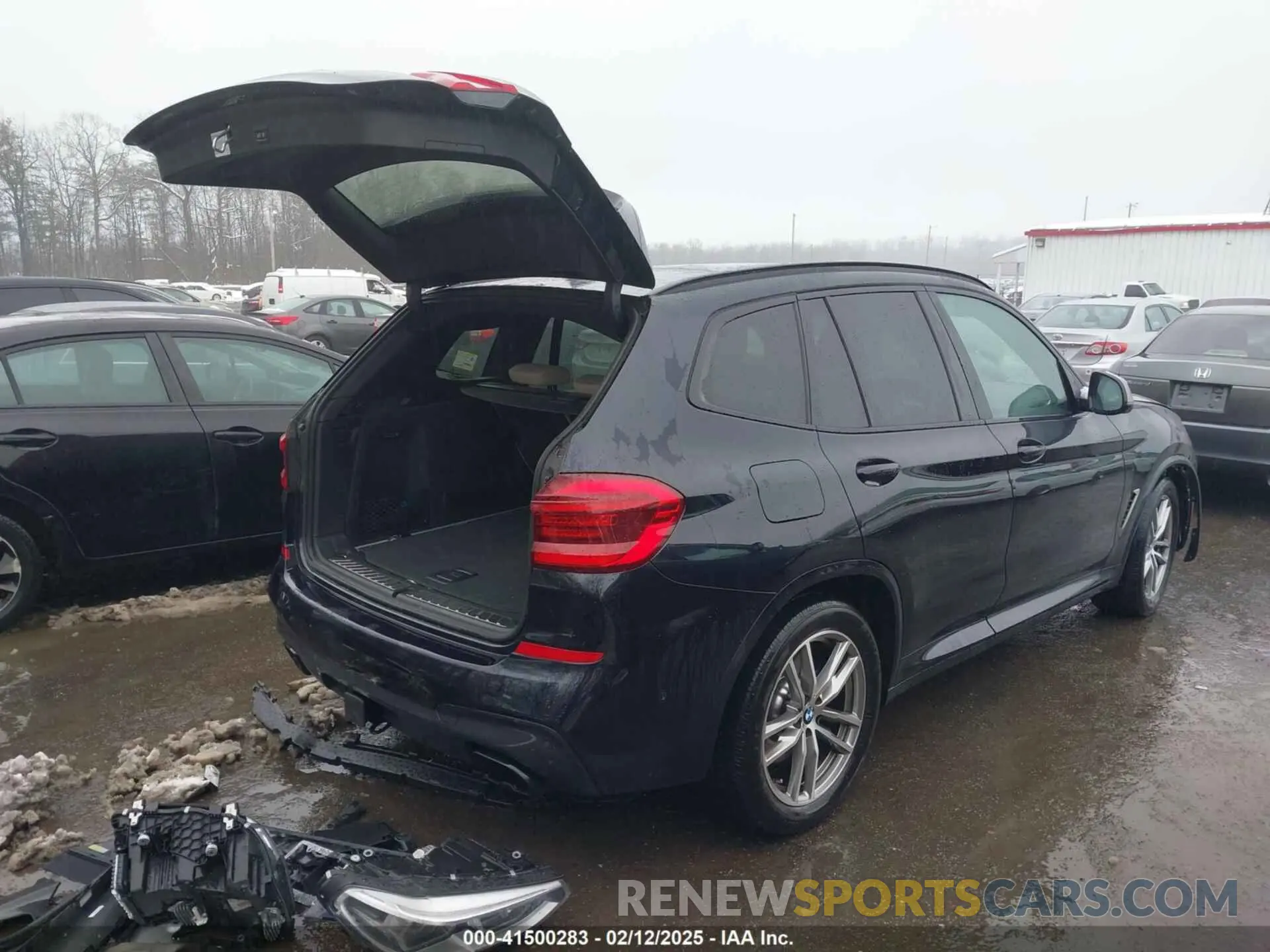 4 fotografías del automóvil dañado 5UXTS3C50K0Z03136 BMW X3 2019