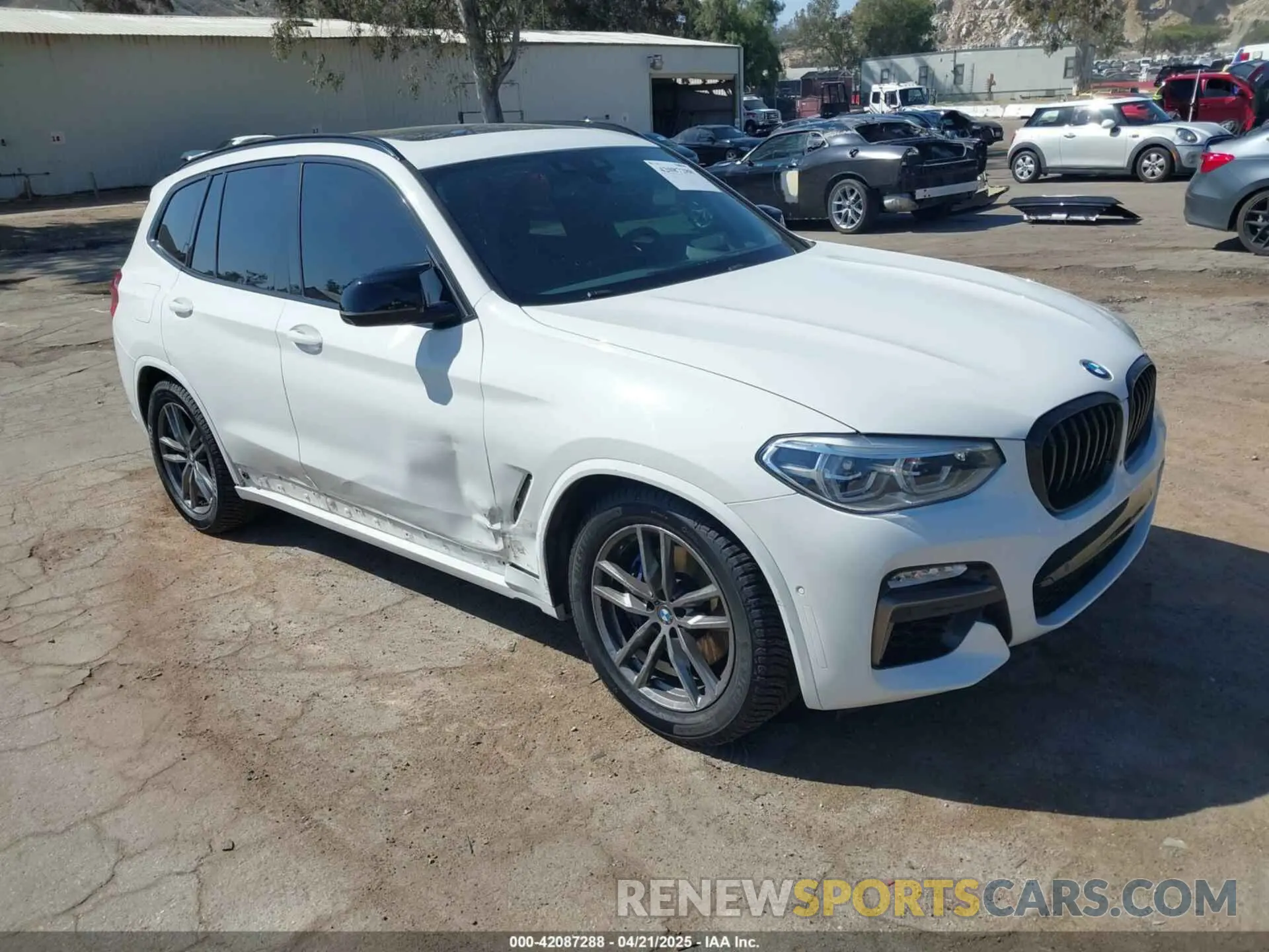 1 fotografías del automóvil dañado 5UXTS3C50K0Z04822 BMW X3 2019