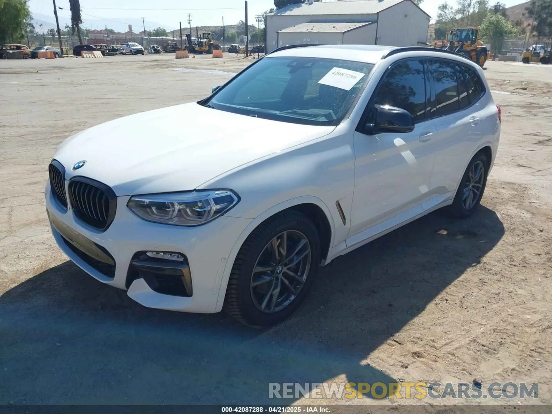 2 fotografías del automóvil dañado 5UXTS3C50K0Z04822 BMW X3 2019
