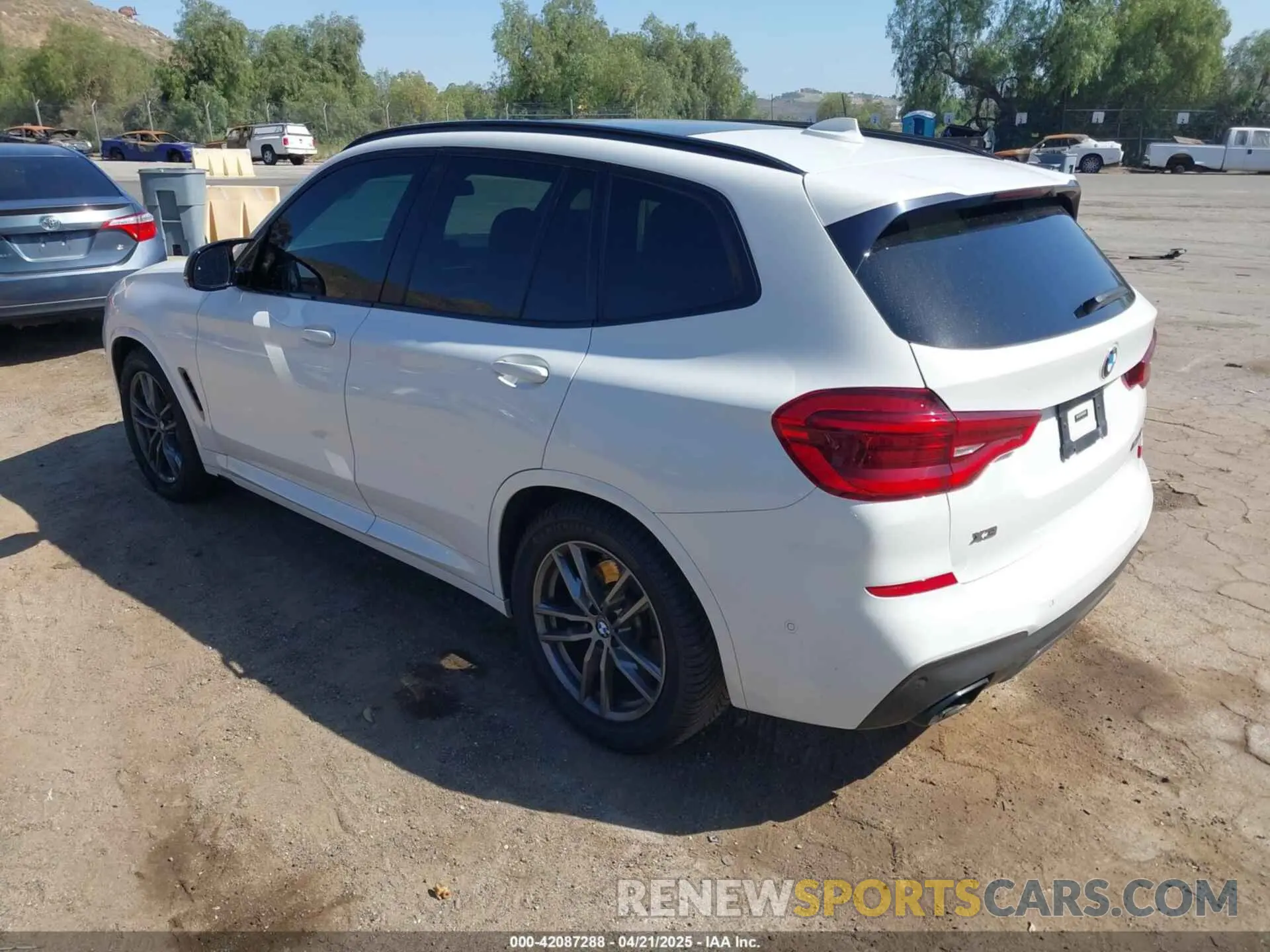 3 fotografías del automóvil dañado 5UXTS3C50K0Z04822 BMW X3 2019