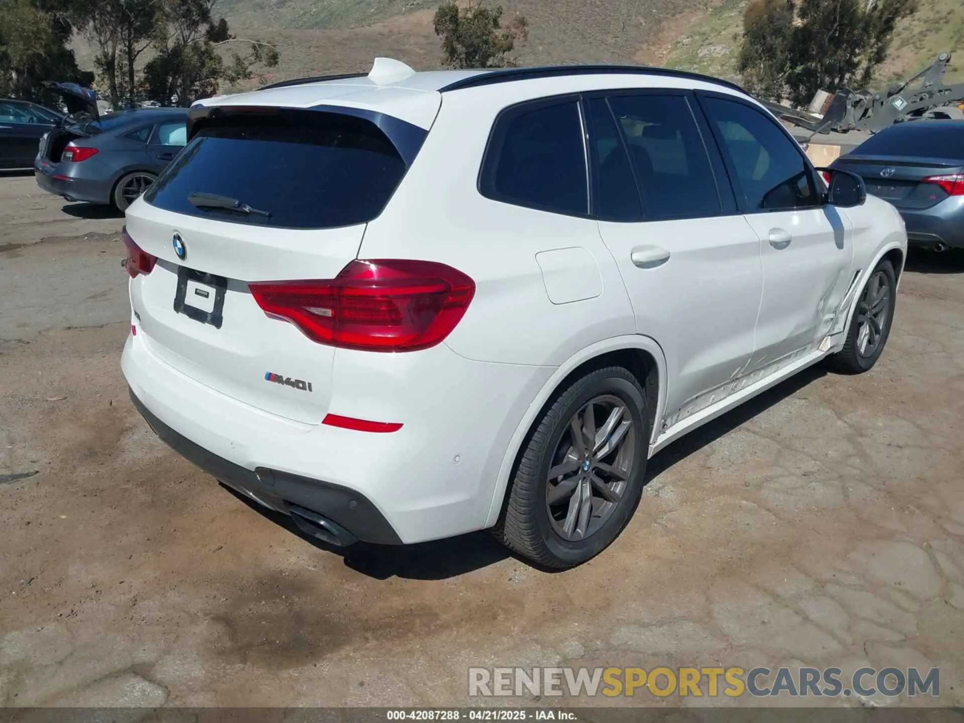4 fotografías del automóvil dañado 5UXTS3C50K0Z04822 BMW X3 2019