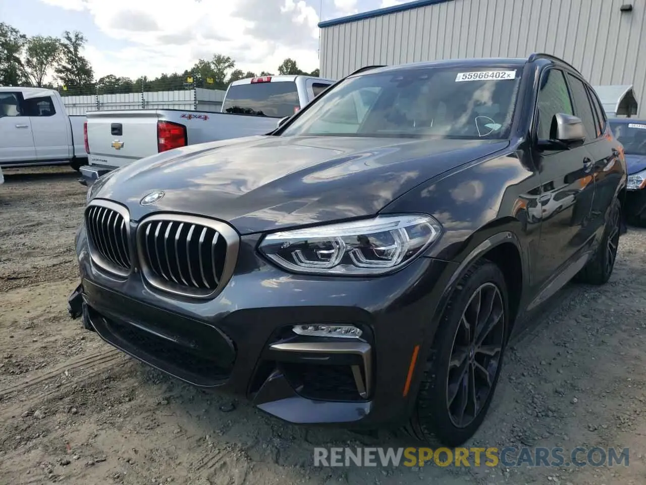 2 fotografías del automóvil dañado 5UXTS3C50K0Z07669 BMW X3 2019