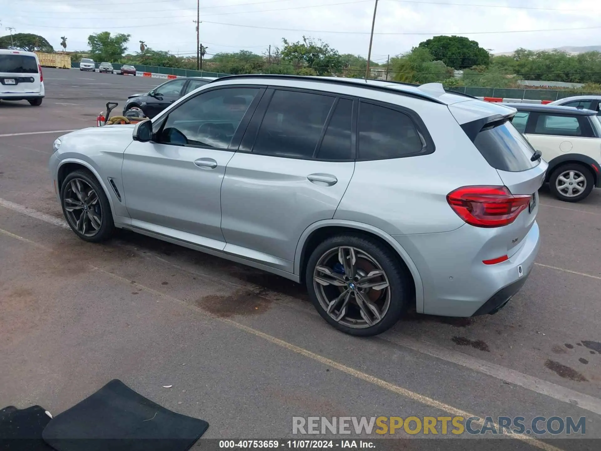 3 fotografías del automóvil dañado 5UXTS3C50K0Z09941 BMW X3 2019