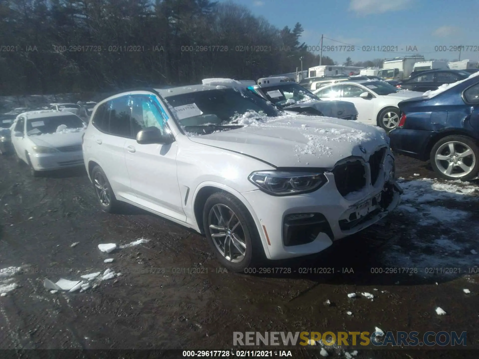 1 fotografías del automóvil dañado 5UXTS3C52KLR72456 BMW X3 2019