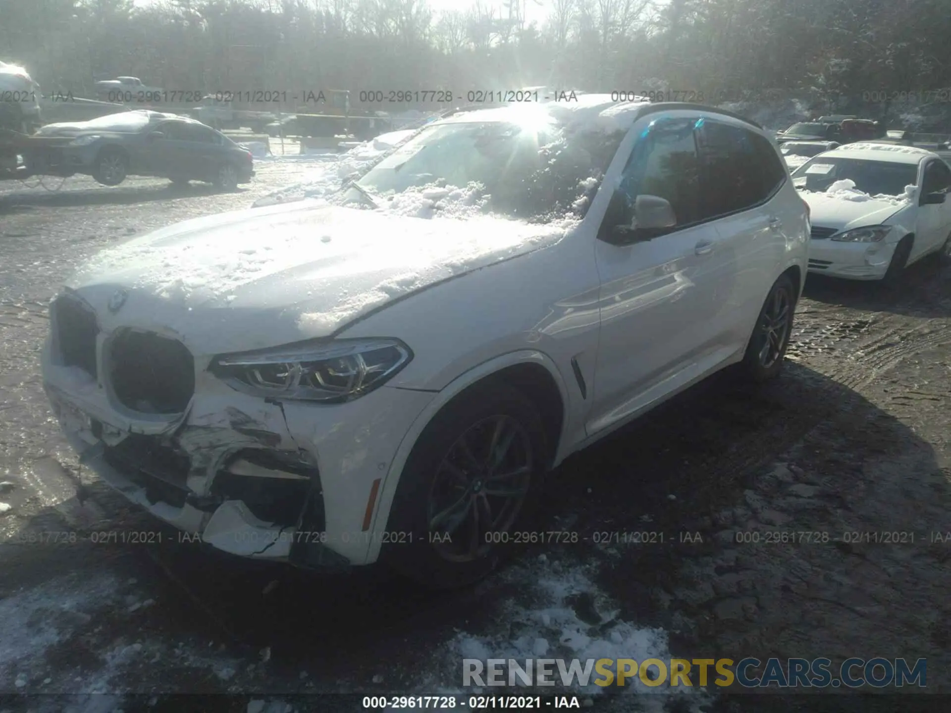 2 fotografías del automóvil dañado 5UXTS3C52KLR72456 BMW X3 2019