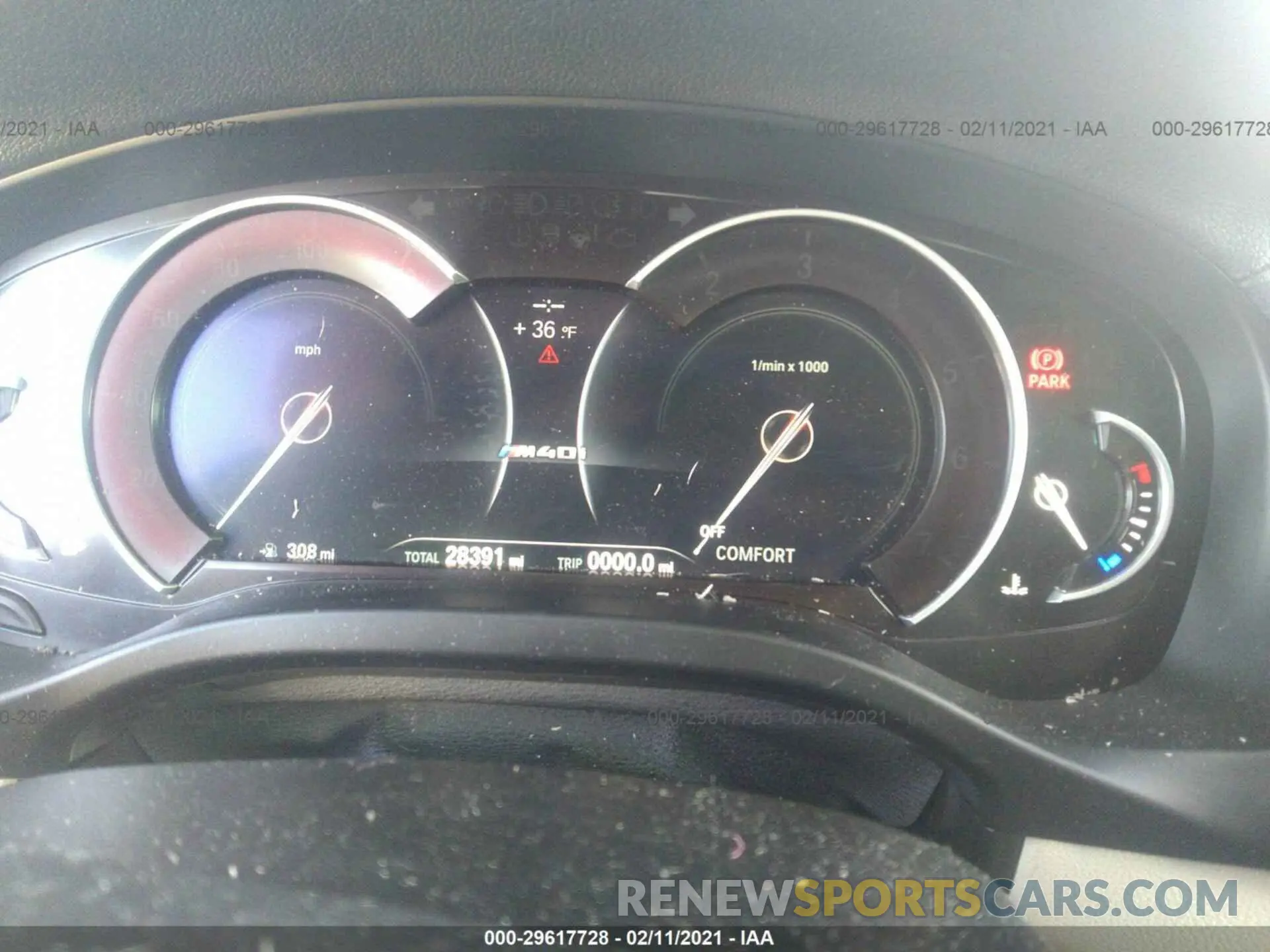 7 fotografías del automóvil dañado 5UXTS3C52KLR72456 BMW X3 2019
