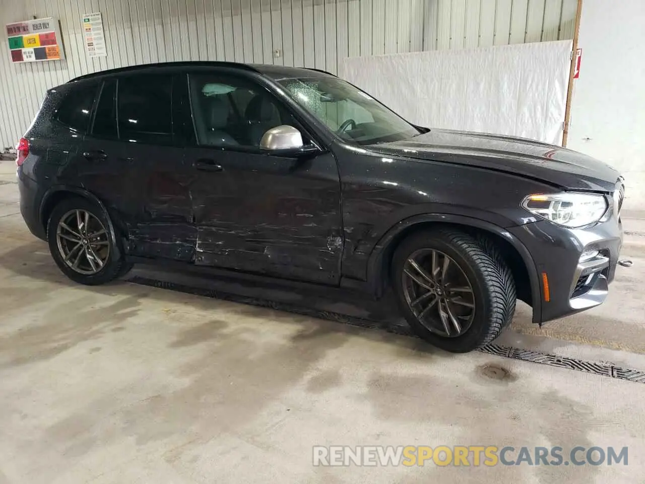 4 fotografías del automóvil dañado 5UXTS3C54K0Z03897 BMW X3 2019